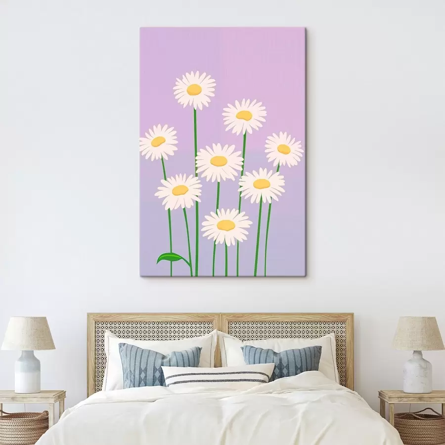 murales de pared ramo de margaritas s45828