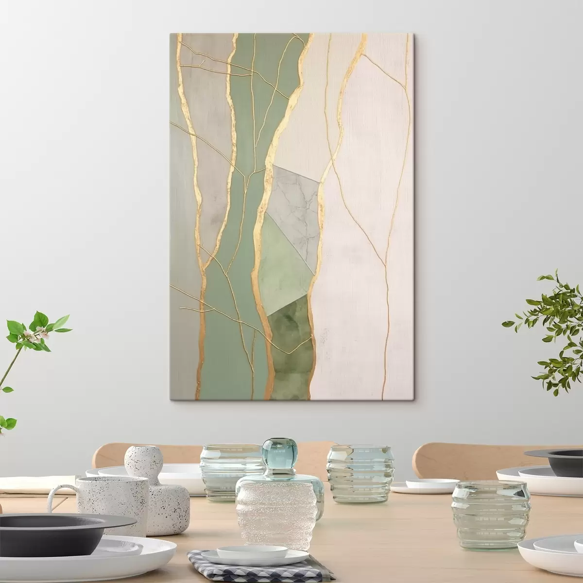 murales de pared Líneas abstractas s45830