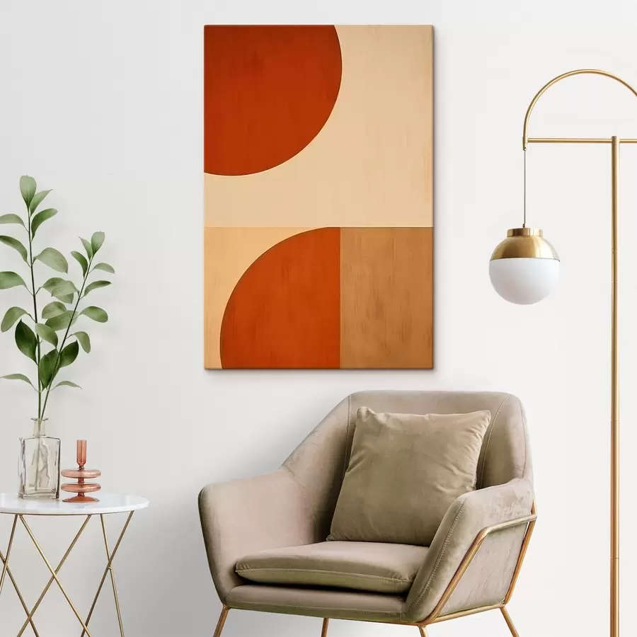 murales de pared Semicírculos abstractos s45844