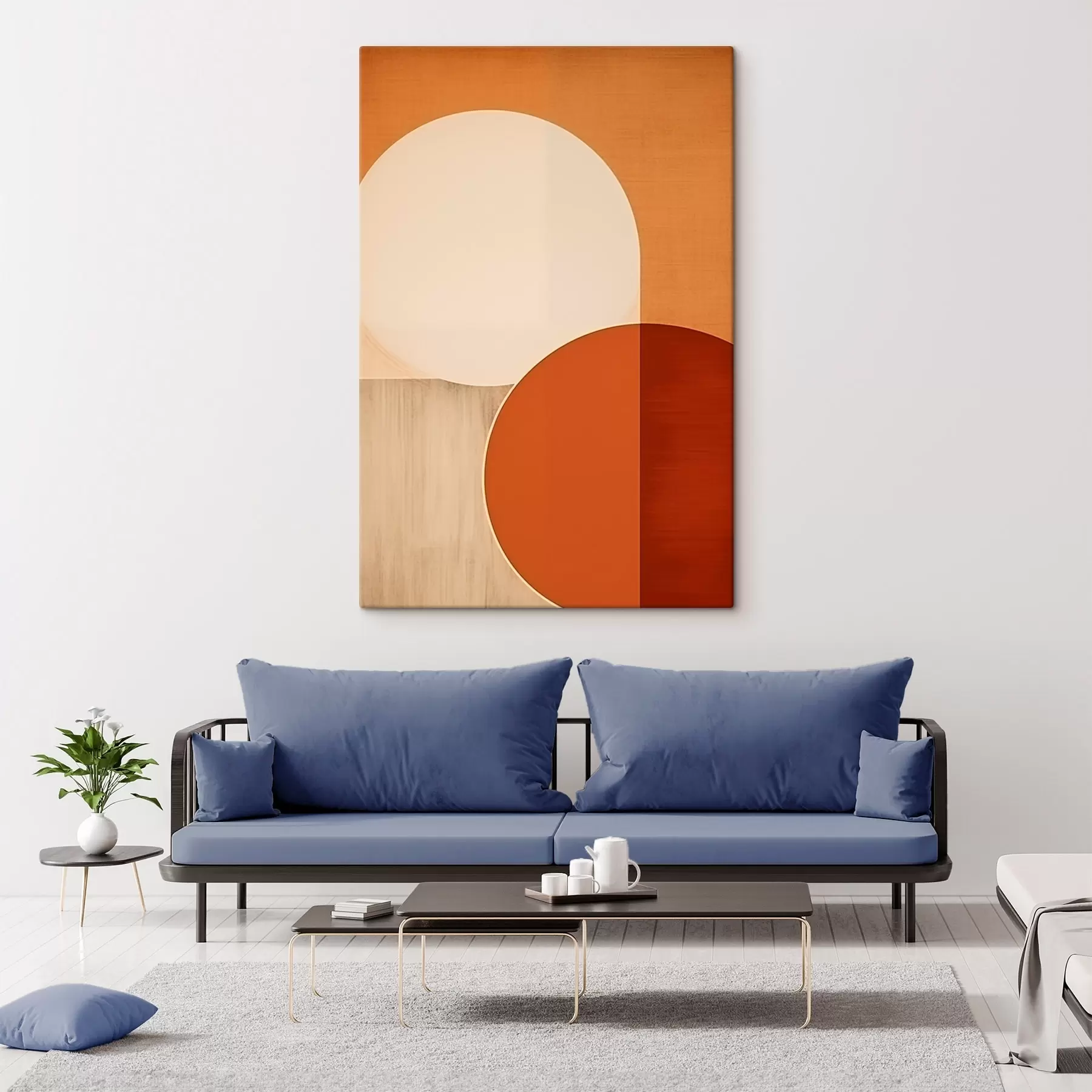 murales de pared Semicírculos abstractos s45845