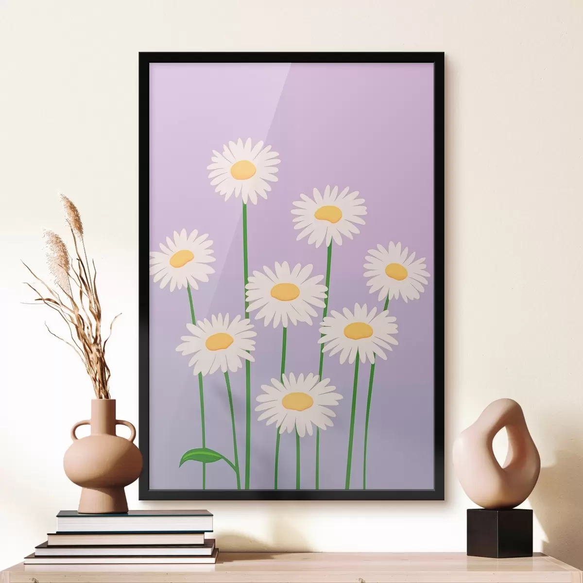 Poster ramo de margaritas f45828