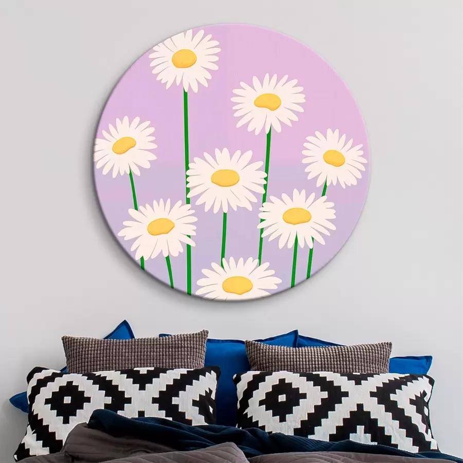 murales de pared ramo de margaritas r45828