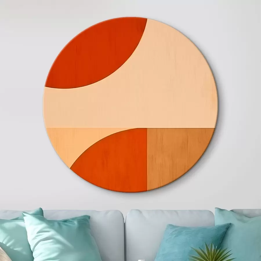 murales de pared Semicírculos abstractos r45844