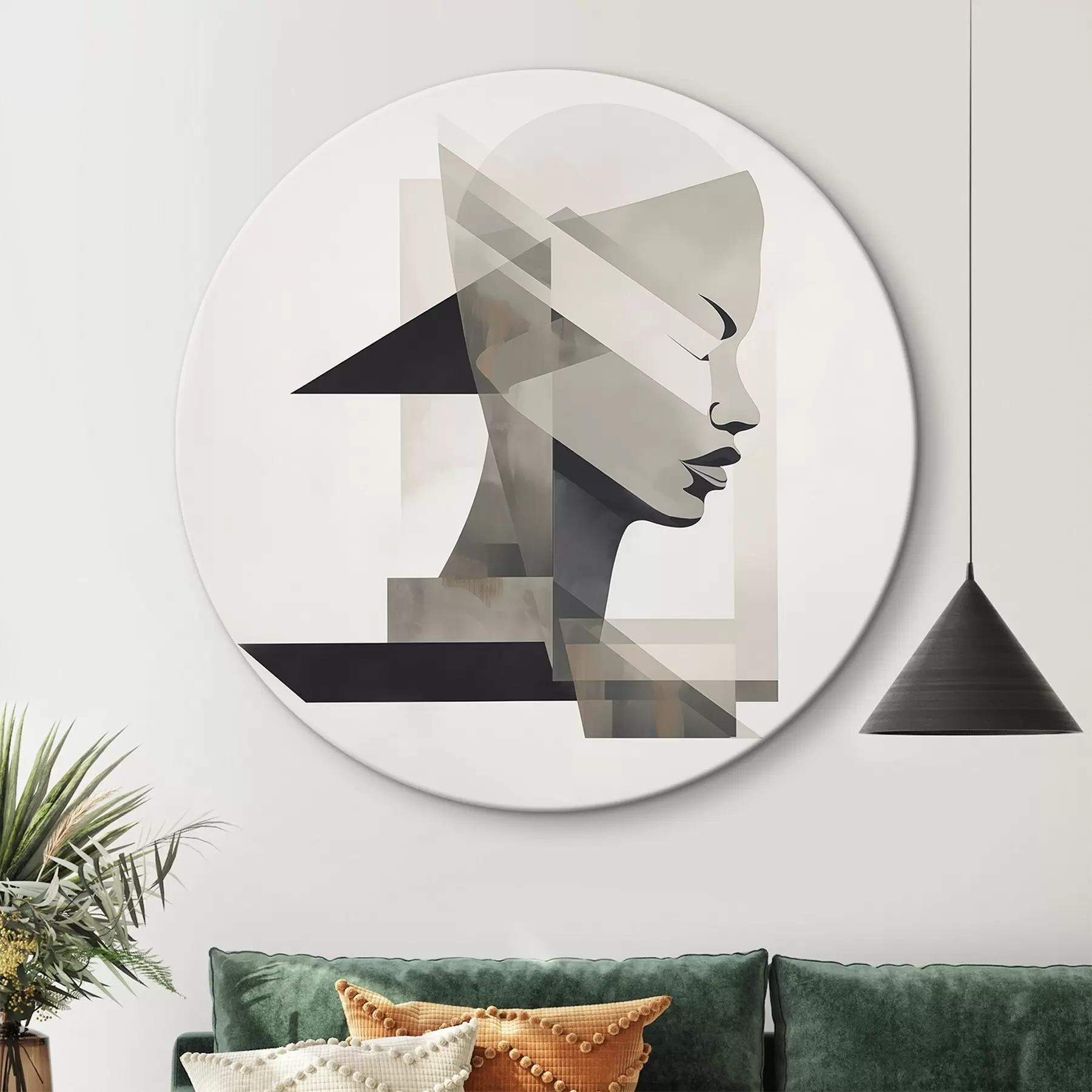 murales de pared Retrato abstracto r45916