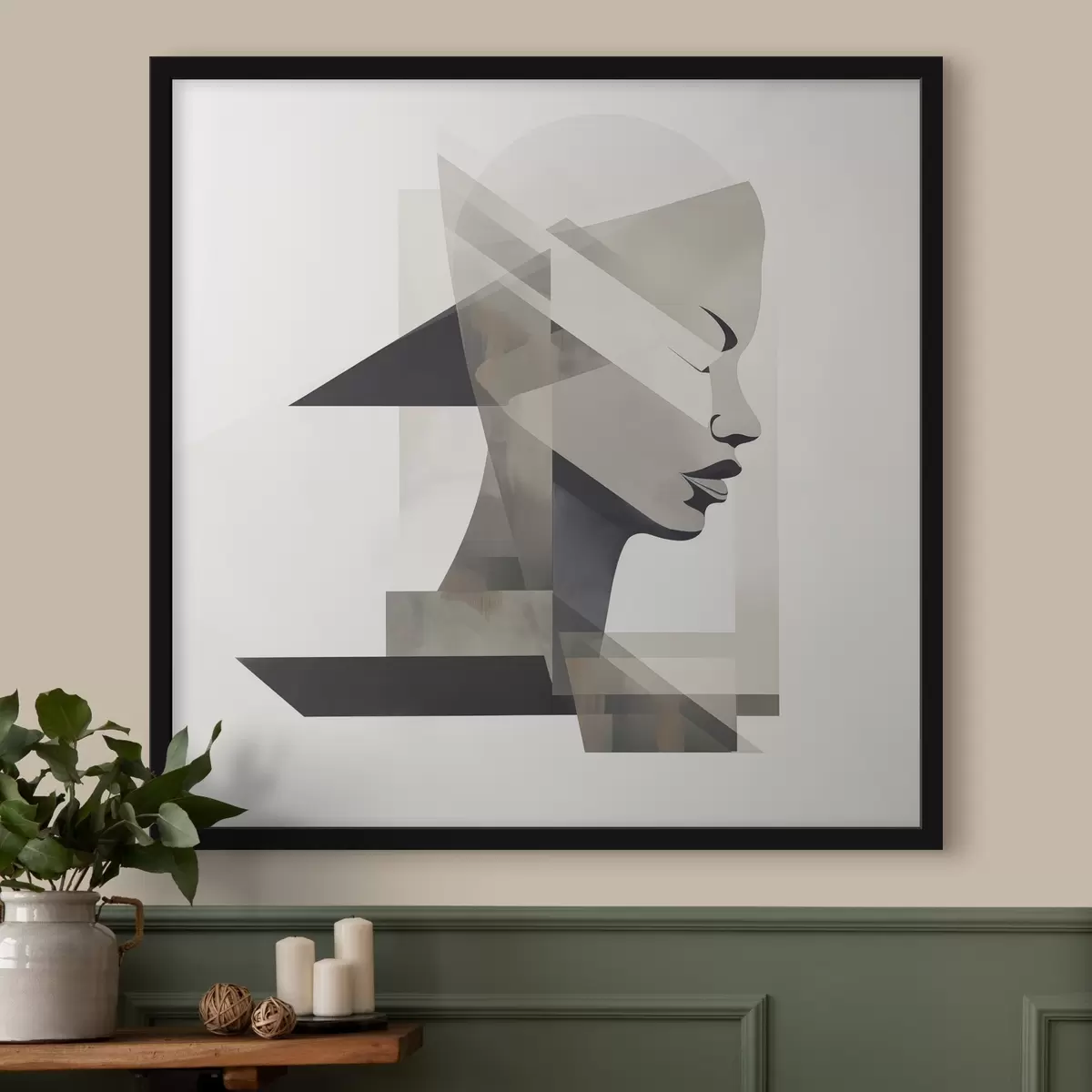 Poster Retrato abstracto f45916