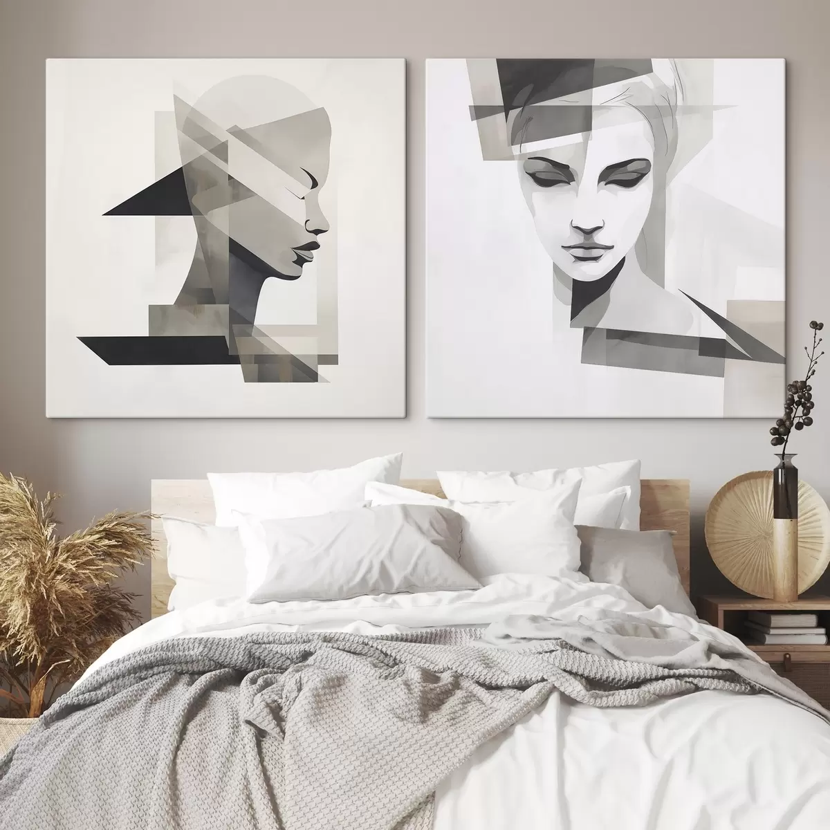 murales de pared Retrato abstracto m00753