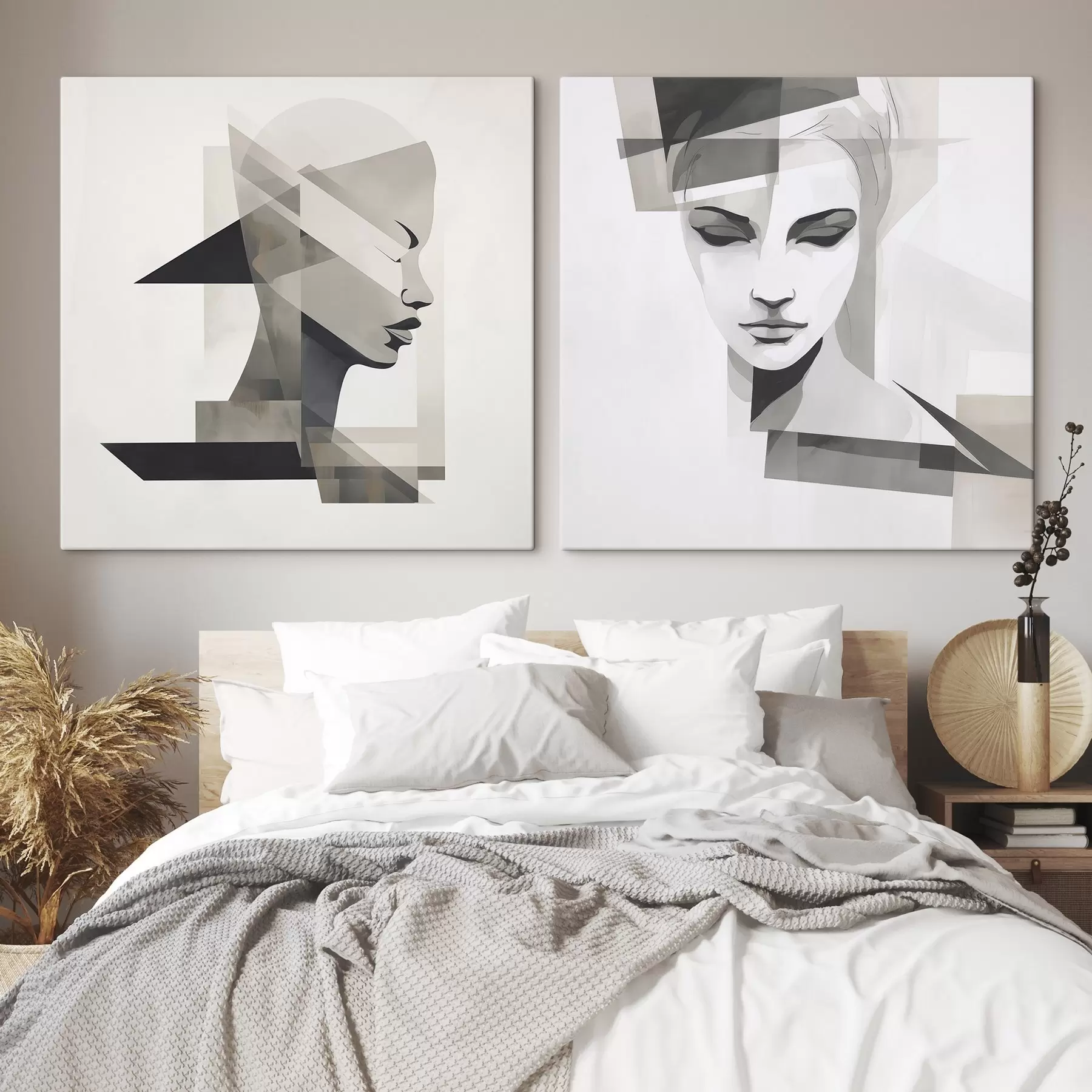 murales de pared Retrato abstracto m00753