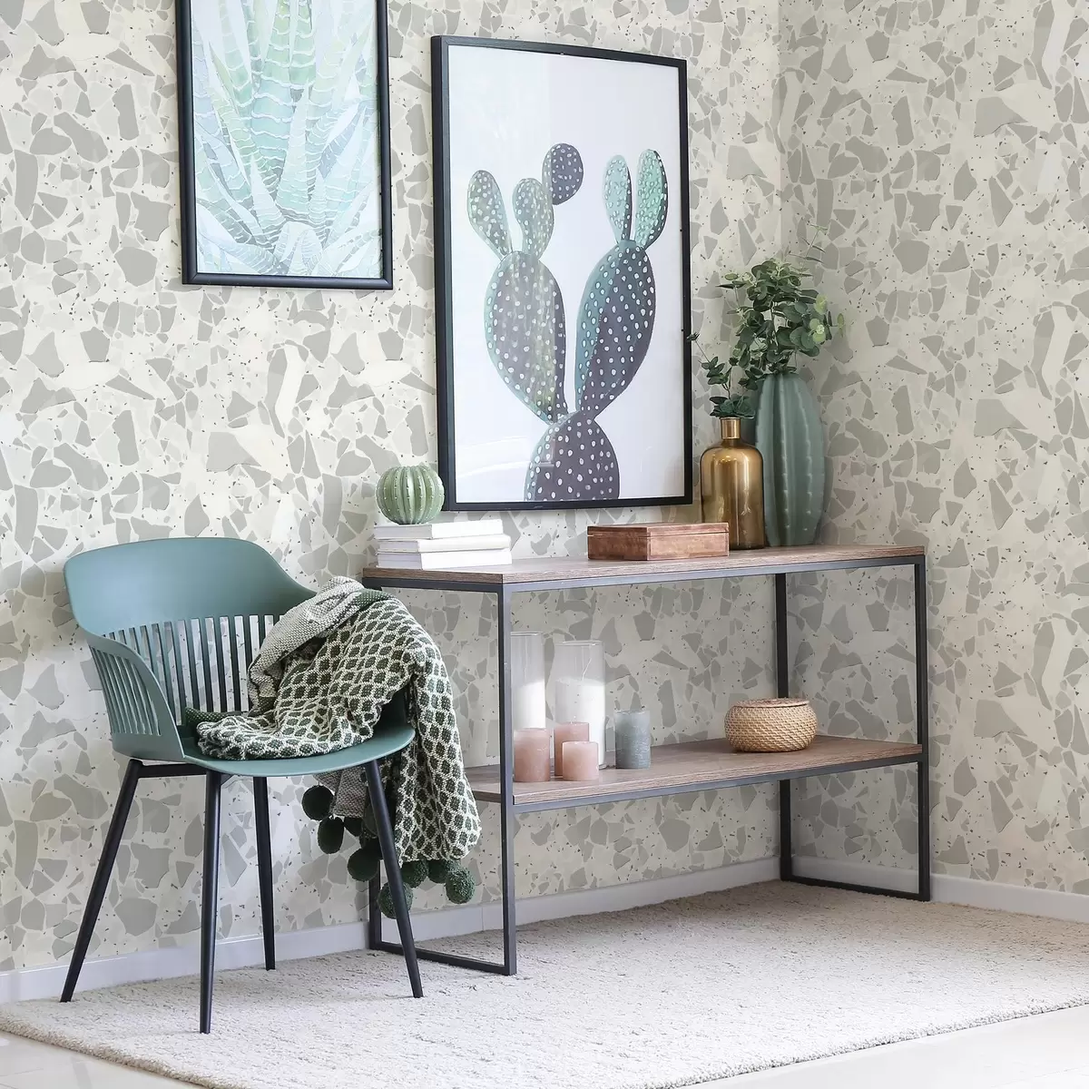 Papel pintado Cristales rotos a00533