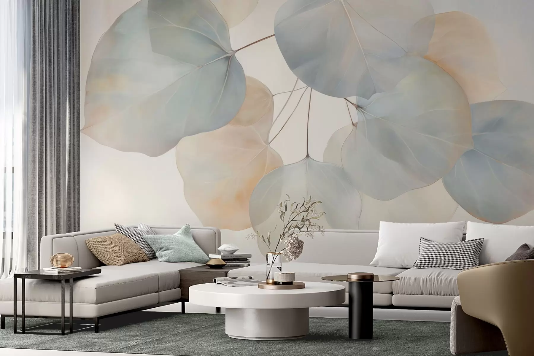 murales de pared Hojas enormes w04599