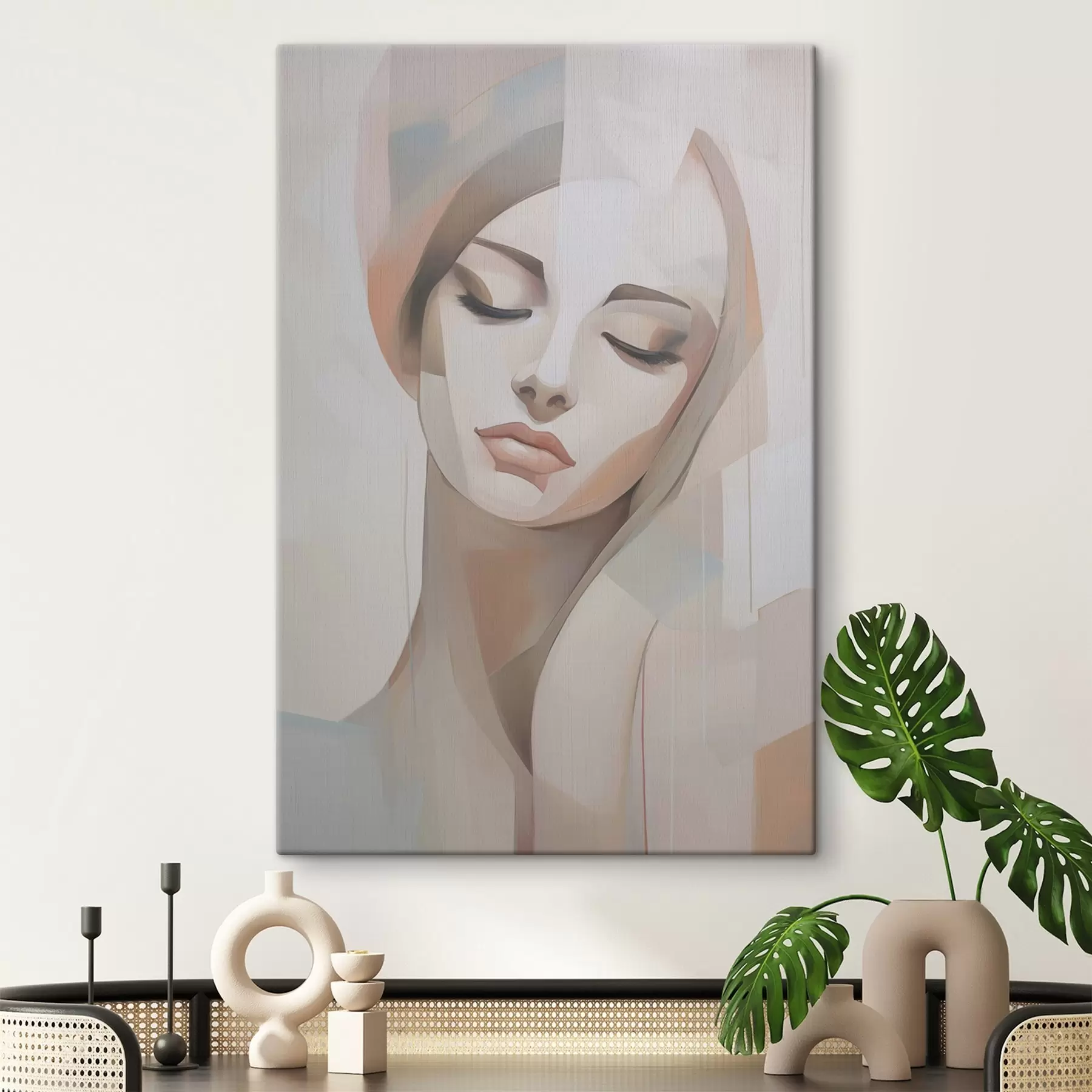 murales de pared Retrato de una niña s45973