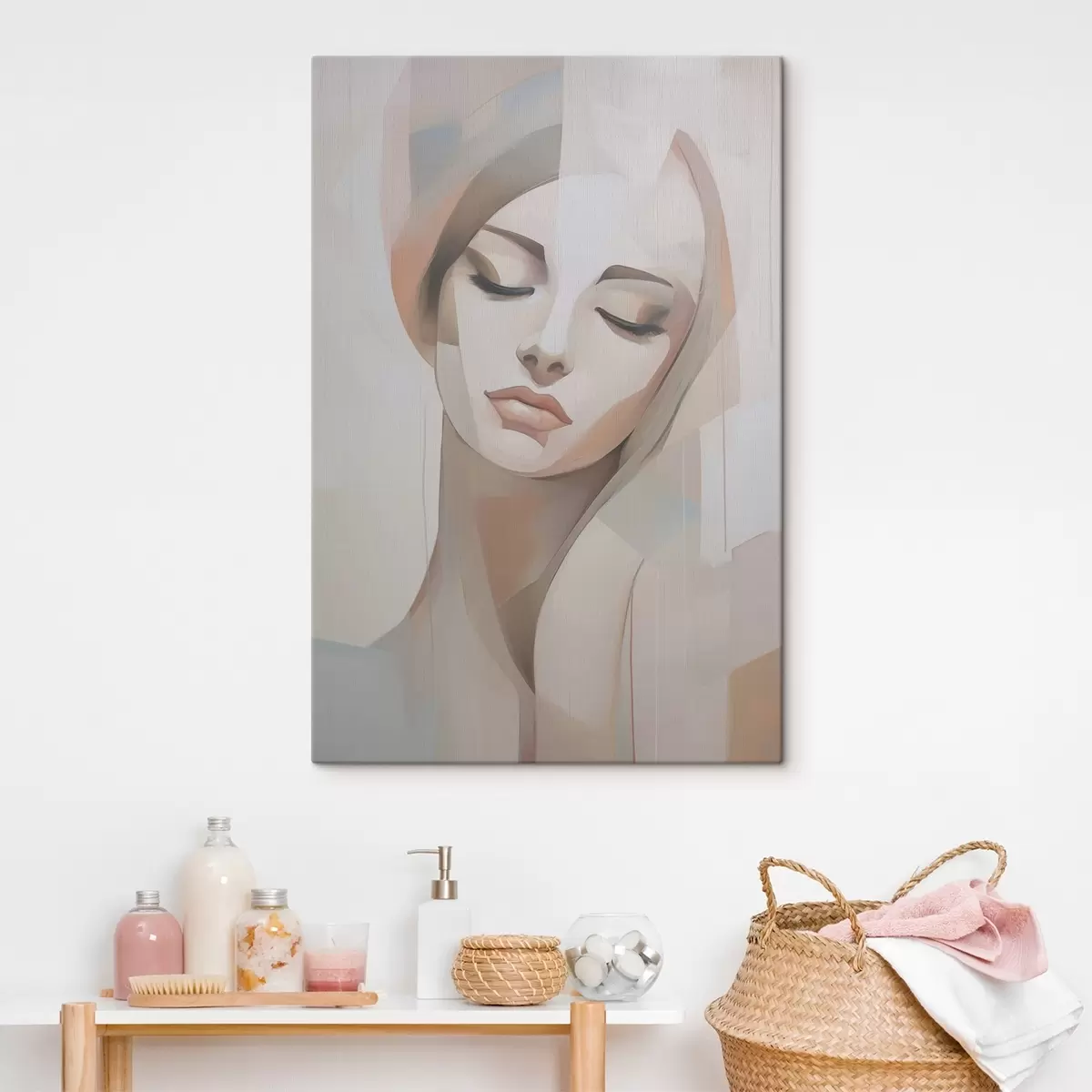 murales de pared Retrato de una niña s45973