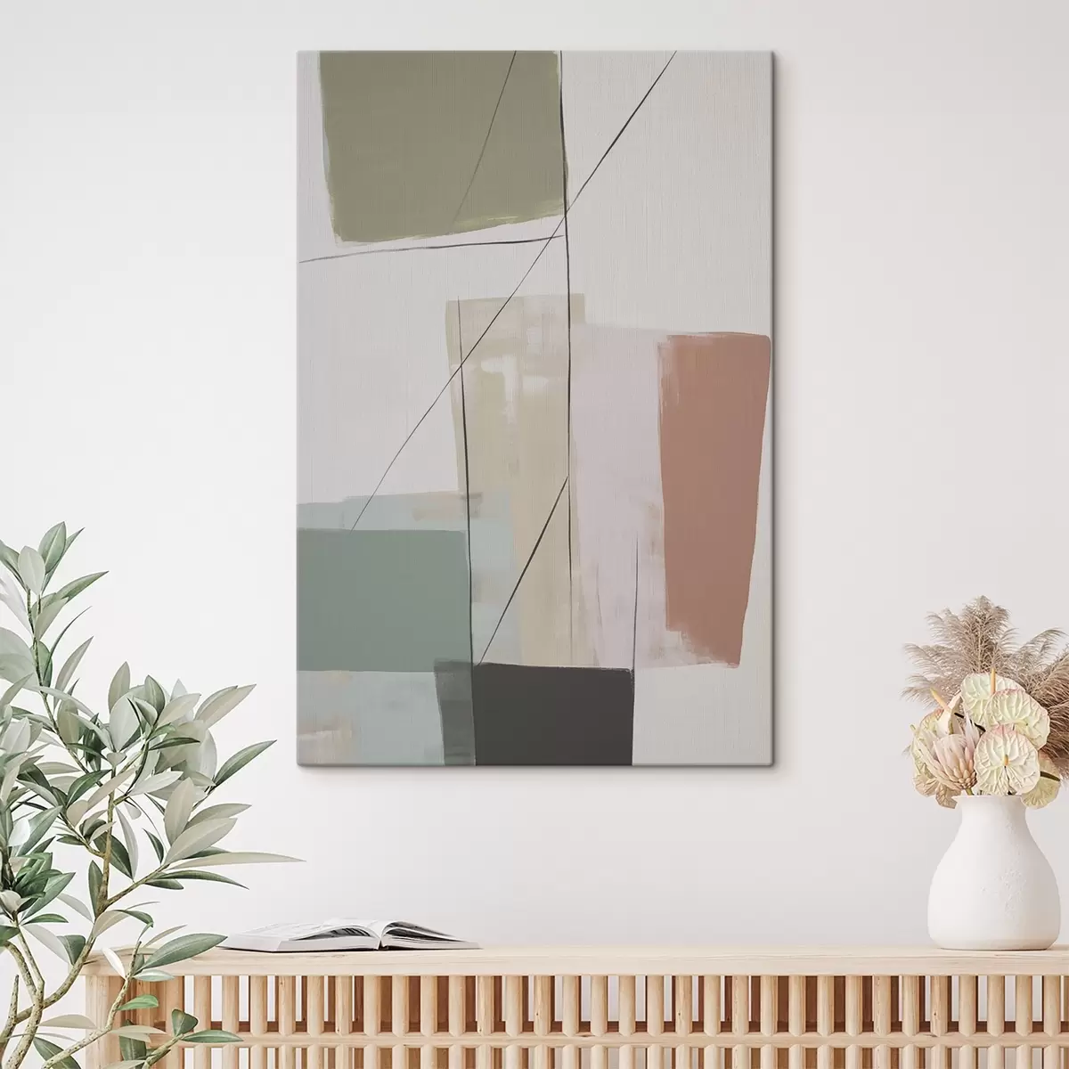 murales de pared Abstracción con imitación de abrasiones s45974