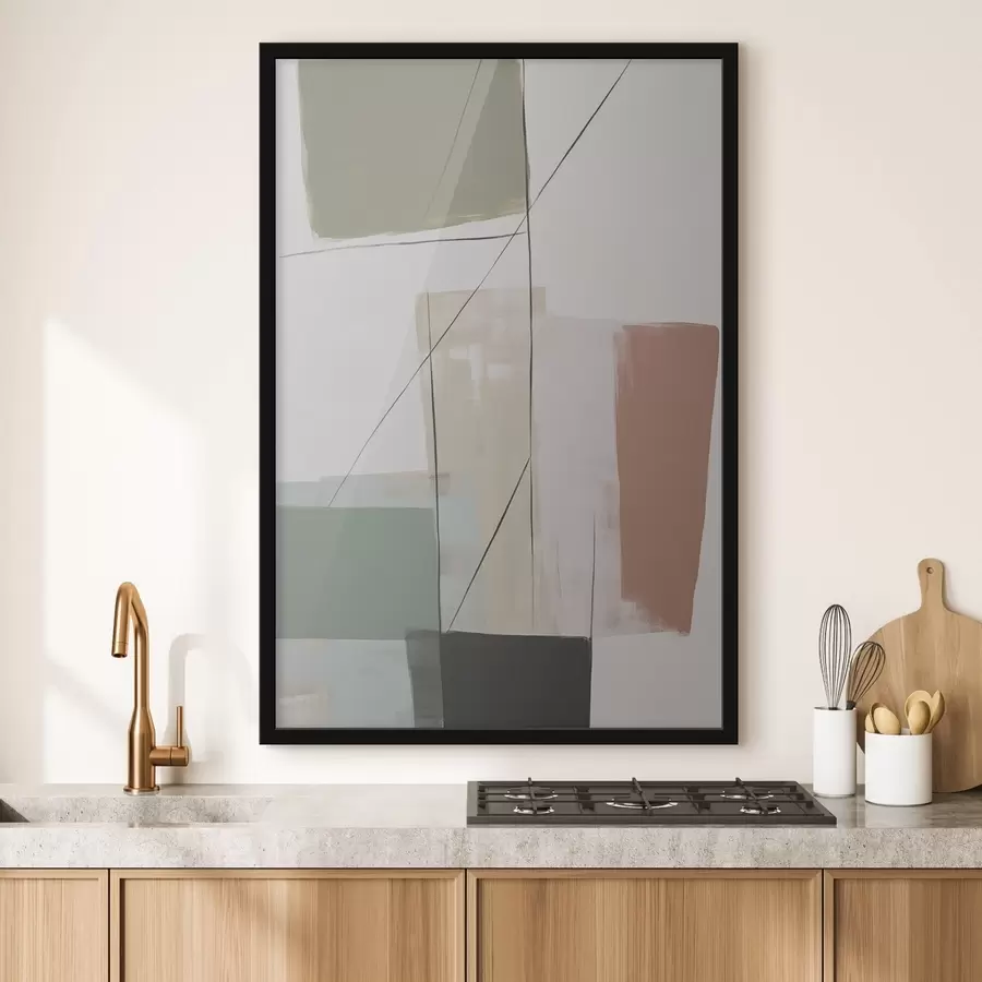 murales de pared Abstracción con imitación de abrasiones f45974