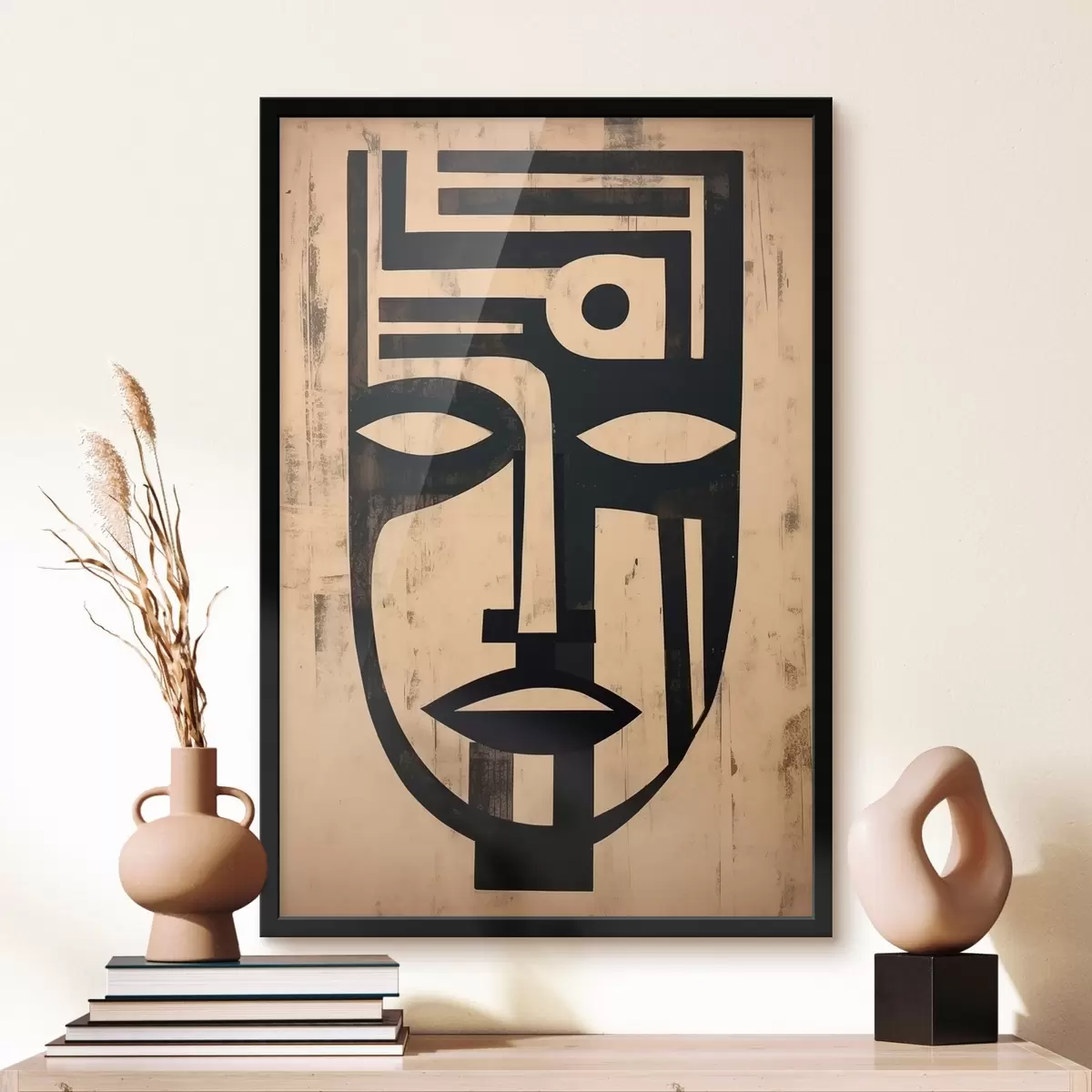 Poster Cara abstracta geométrica f45970