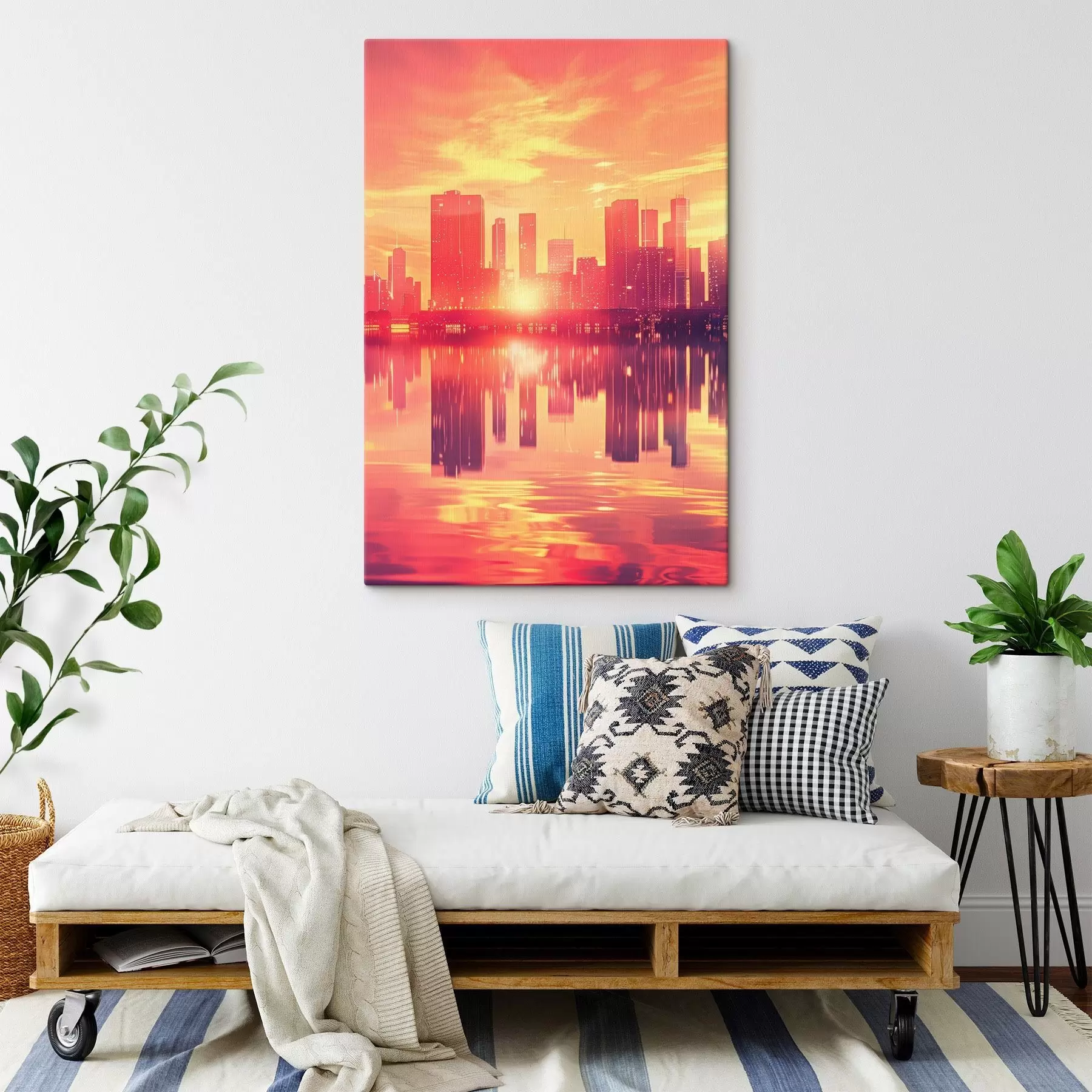 murales de pared Pedido en el contexto de una ciudad moderna s45659