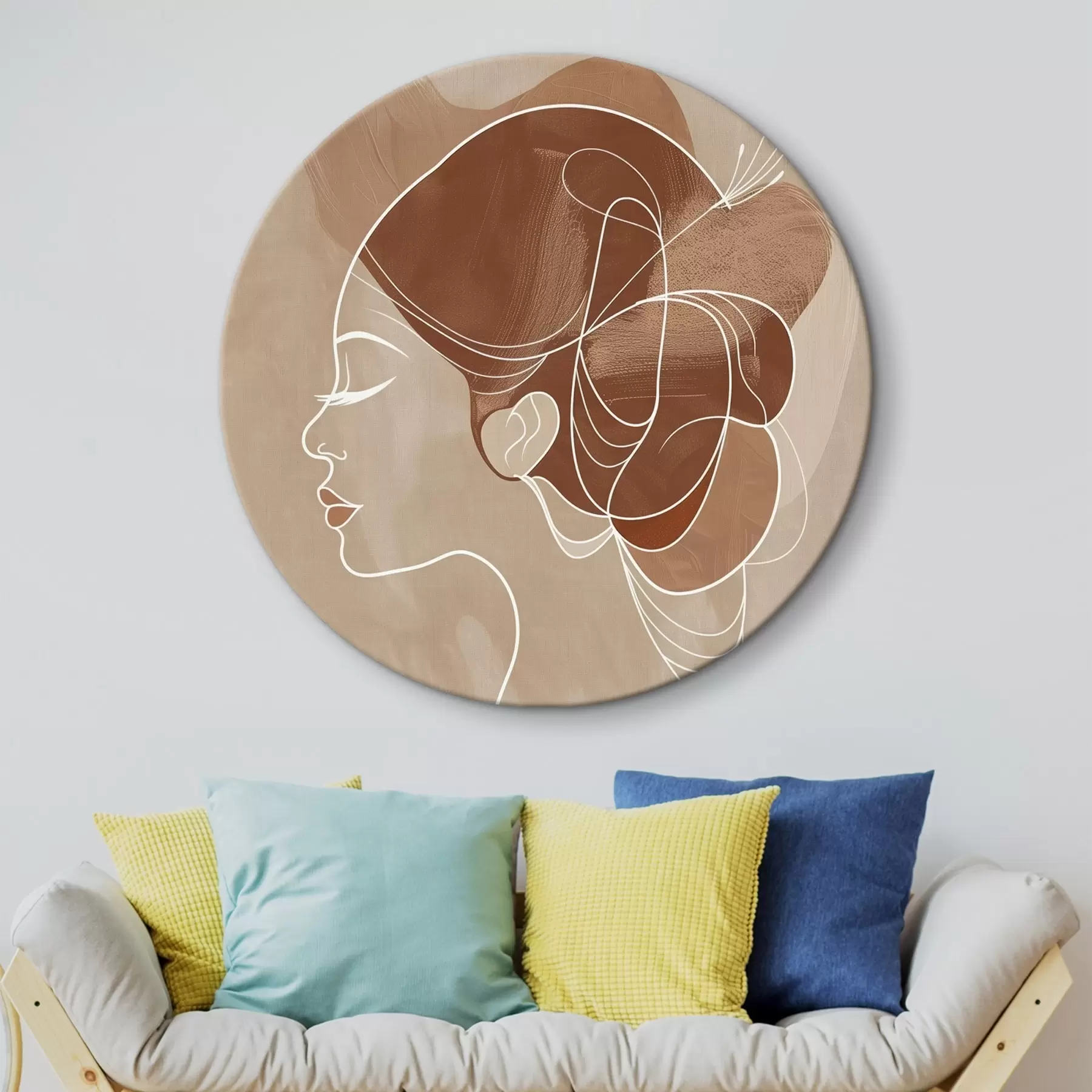 murales de pared Composición abstracta, niña r45655