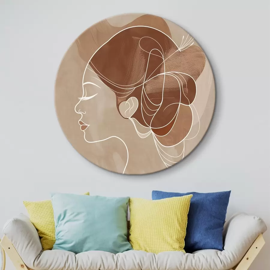 murales de pared Composición abstracta, niña r45655