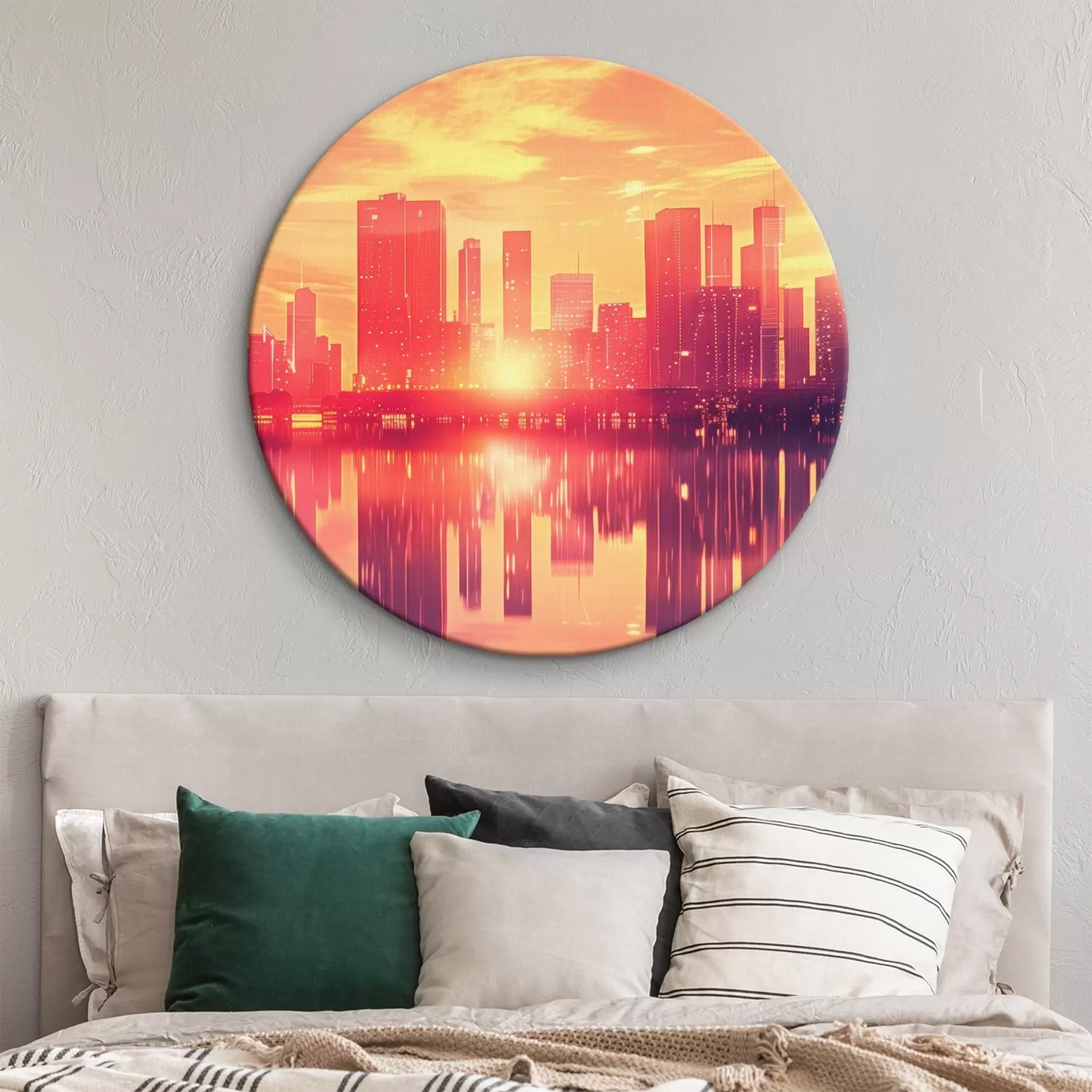 murales de pared Pedido en el contexto de una ciudad moderna r45659