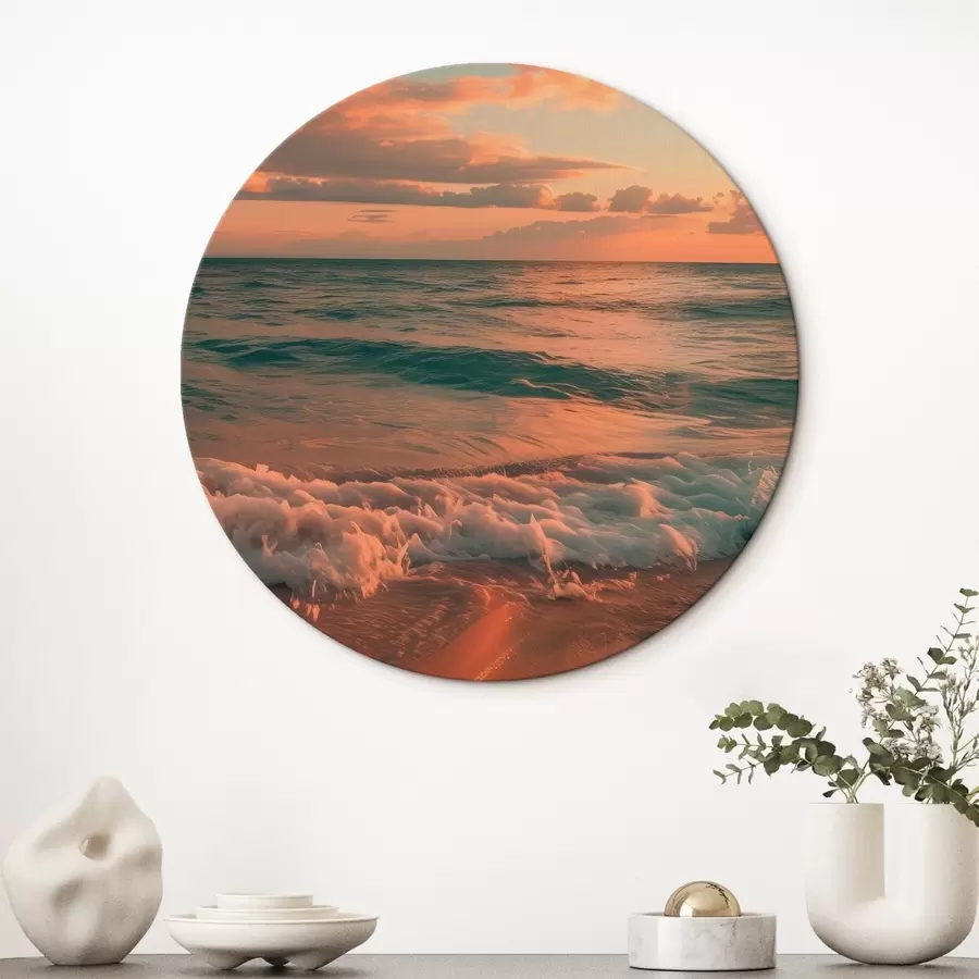 murales de pared Nubes sobre el fondo del mar r45660