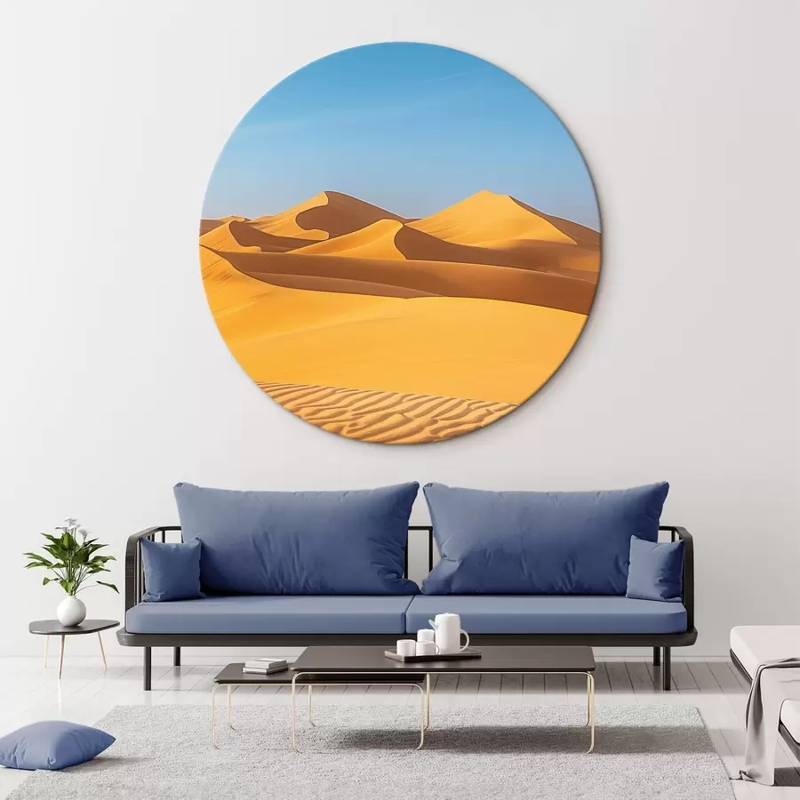 murales de pared Cielo azul con el desierto como telón de fondo r45666