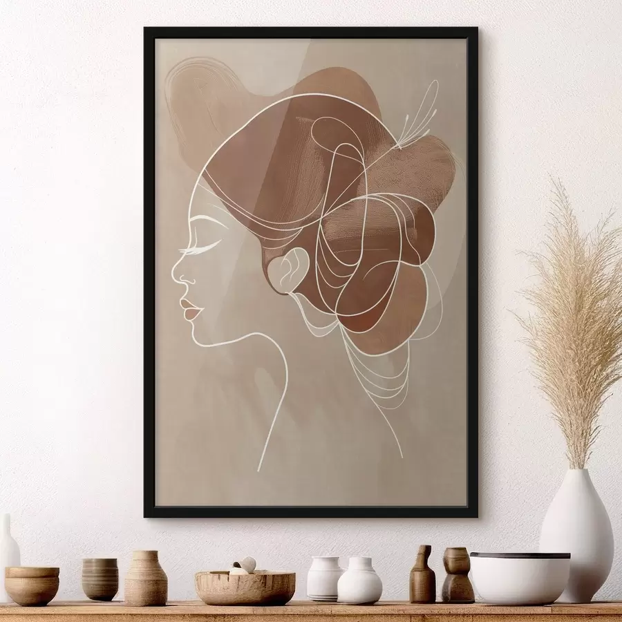 murales de pared Composición abstracta, niña f45655