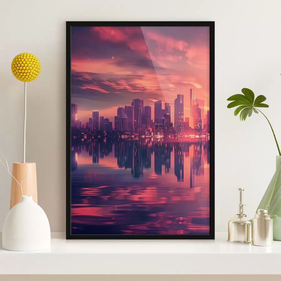 murales de pared Ciudad moderna f45657