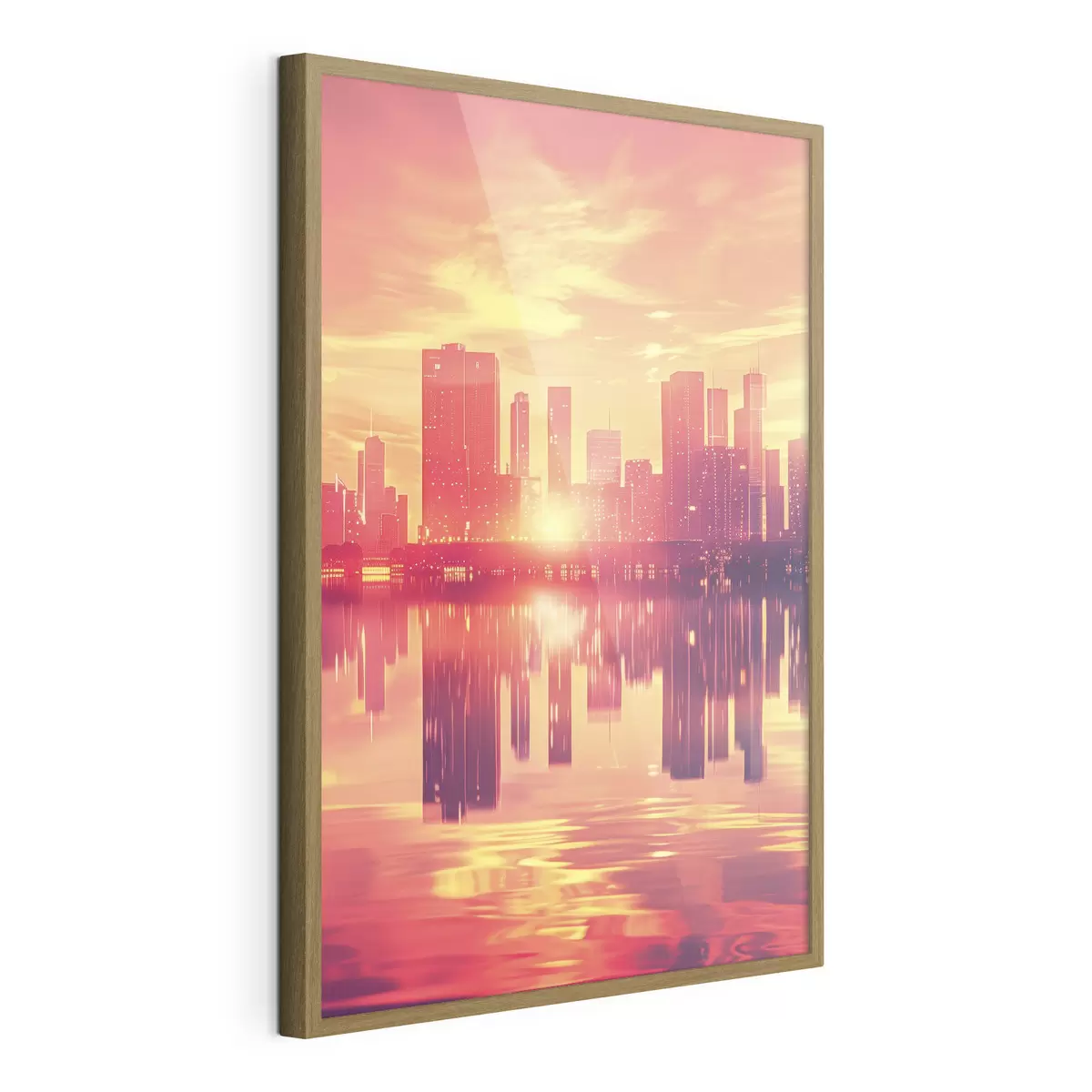 Poster Pedido en el contexto de una ciudad moderna f45659