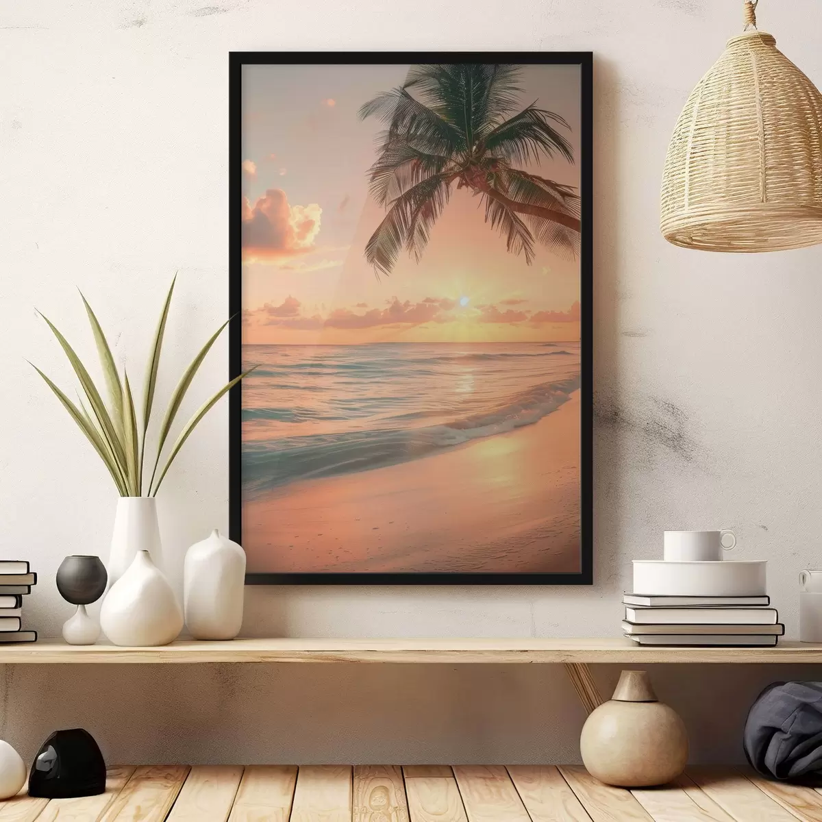 Poster Puesta de sol en el mar f45661