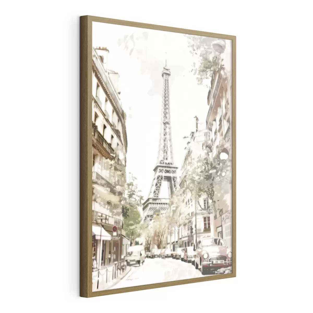 Poster Imagen de París, imitación de pintura f45668
