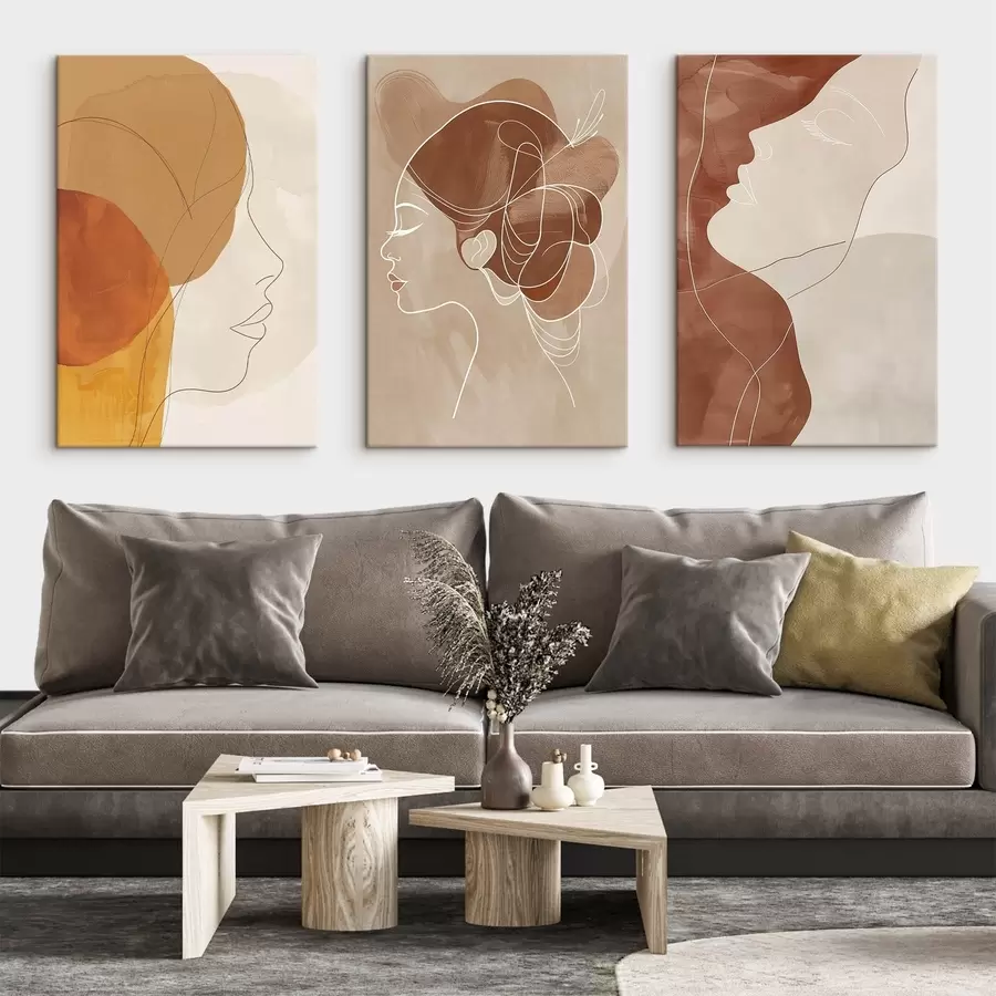 murales de pared Abstracción, personas, chica m00783