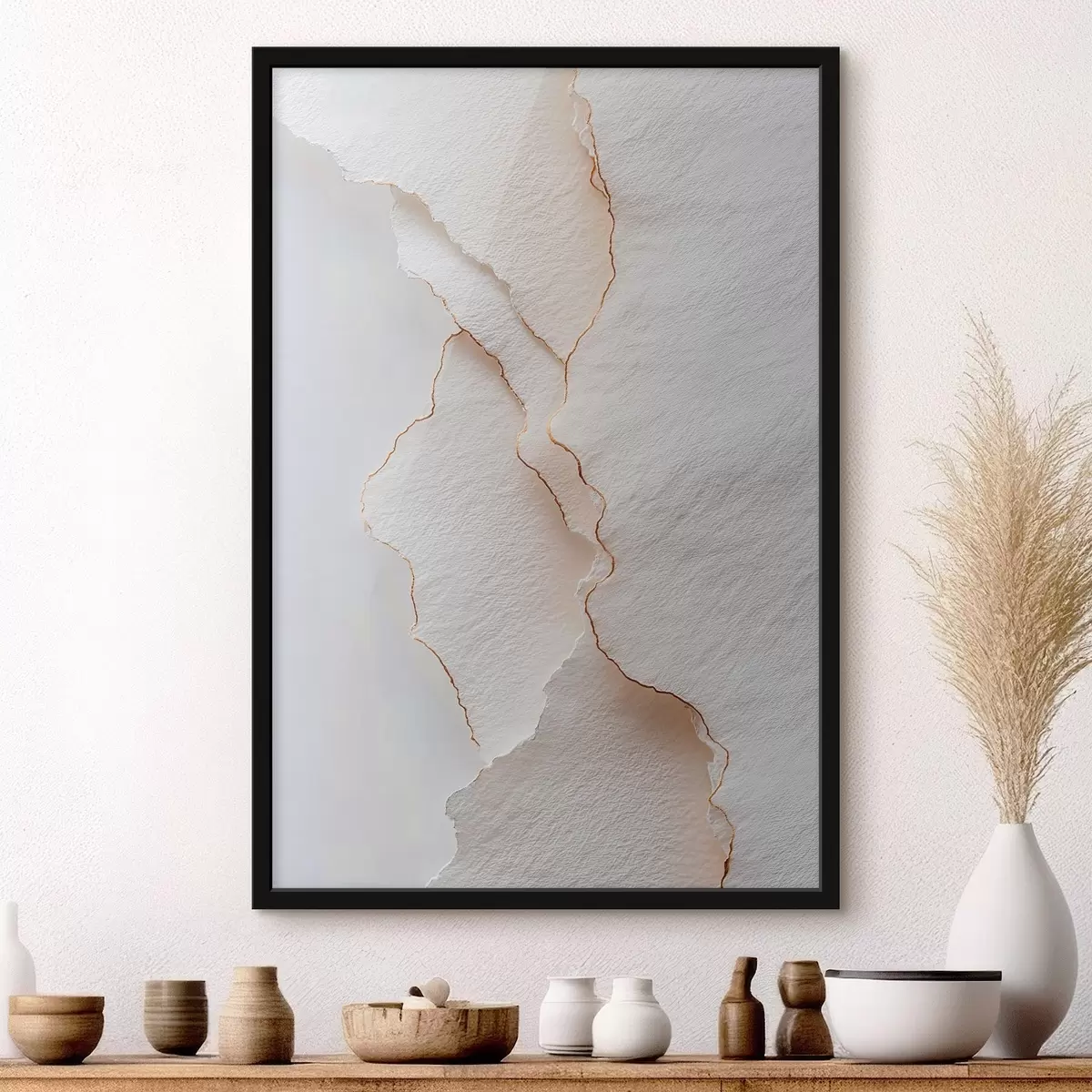 Poster El papel ligero se rasga con un borde fino f45884