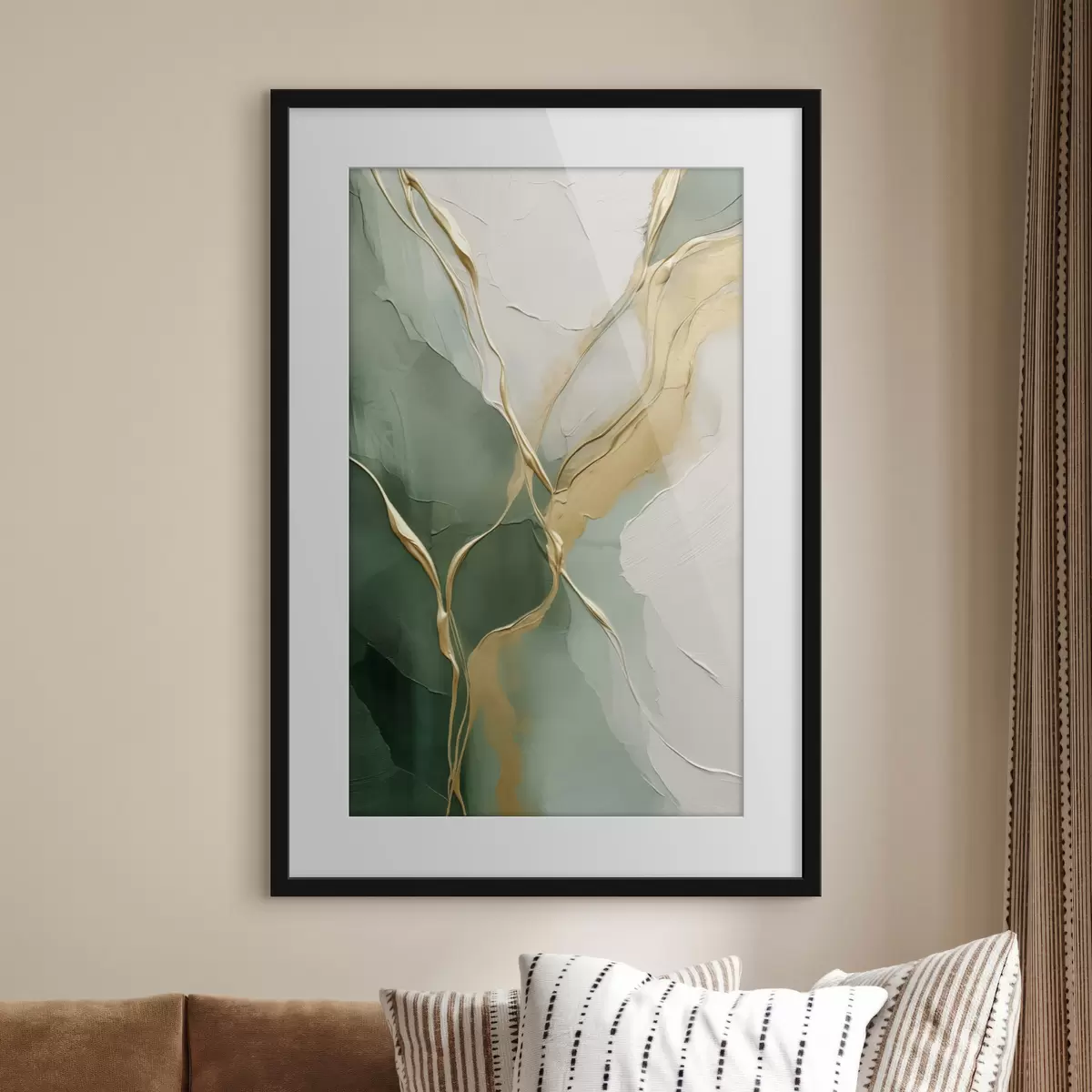 Poster Corrientes verdes f45887