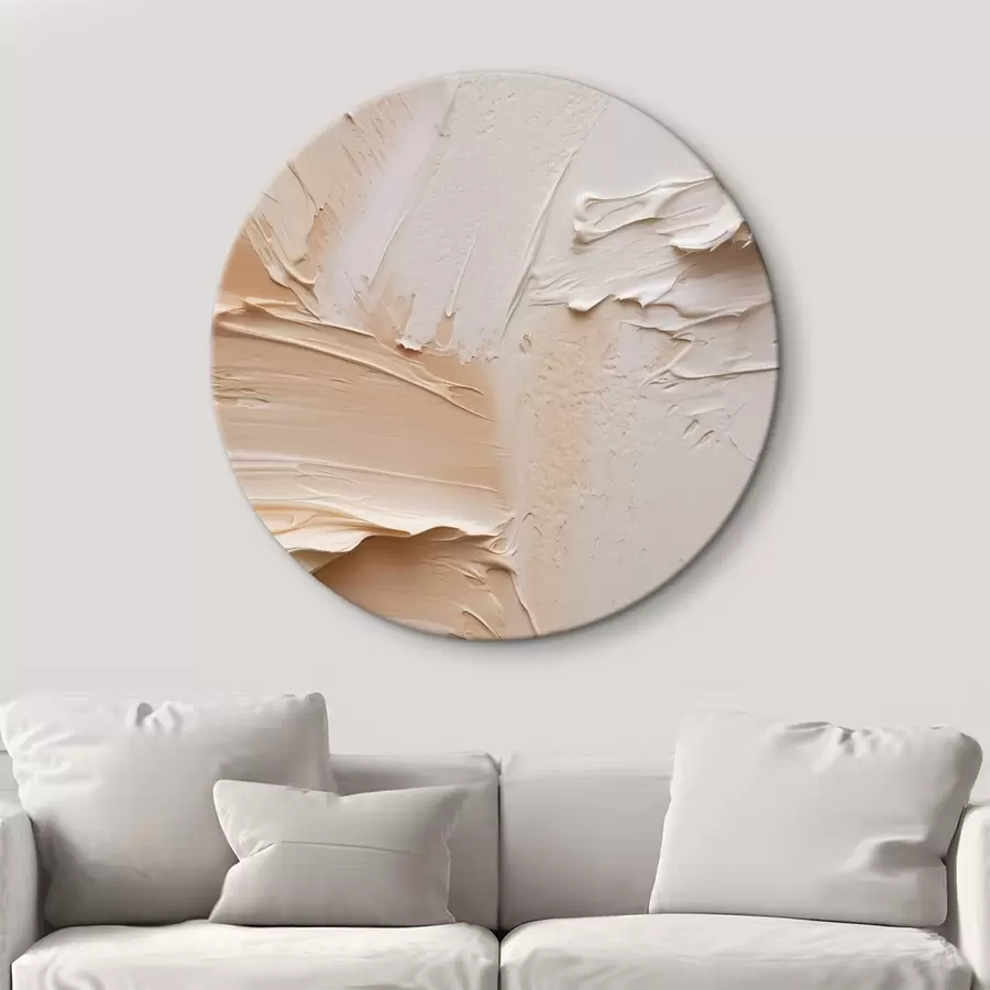 murales de pared Pinceladas ligeras e impasto, textura cremosa y arenosa r45872