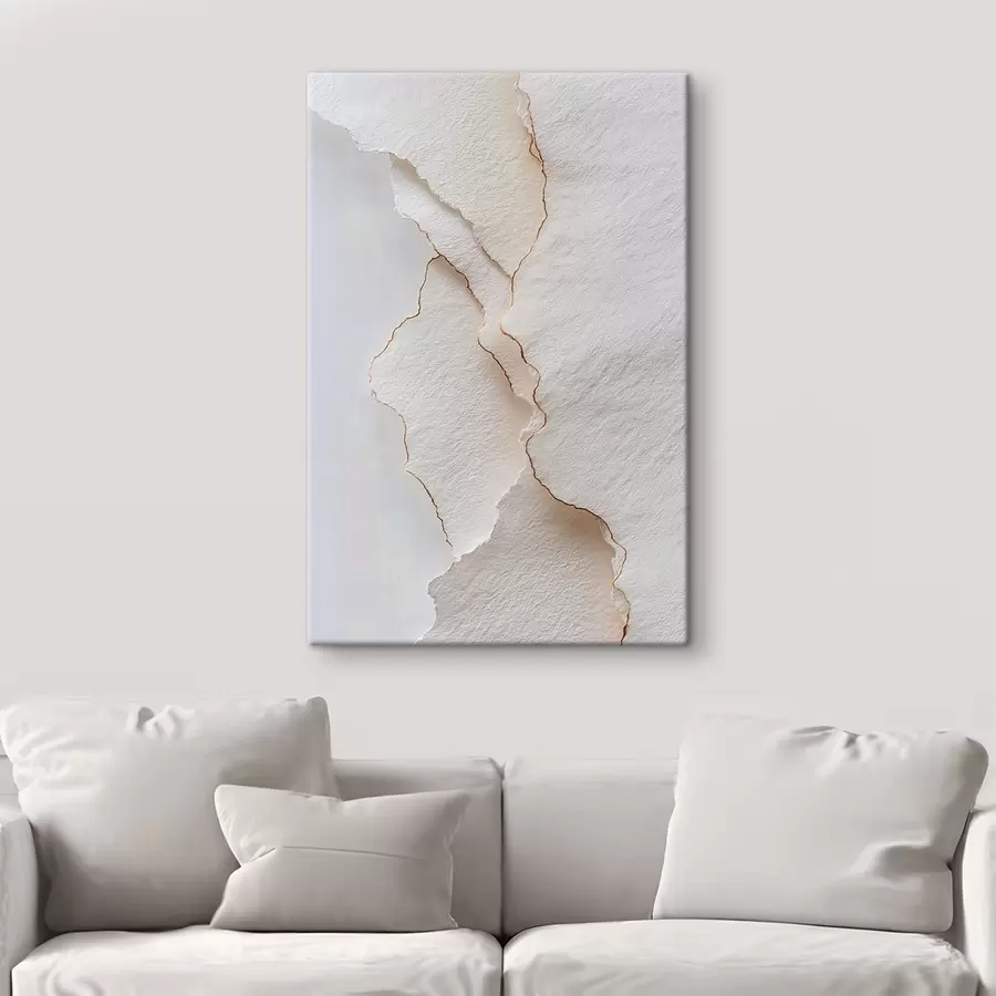 murales de pared El papel ligero se rasga con un borde fino s45884