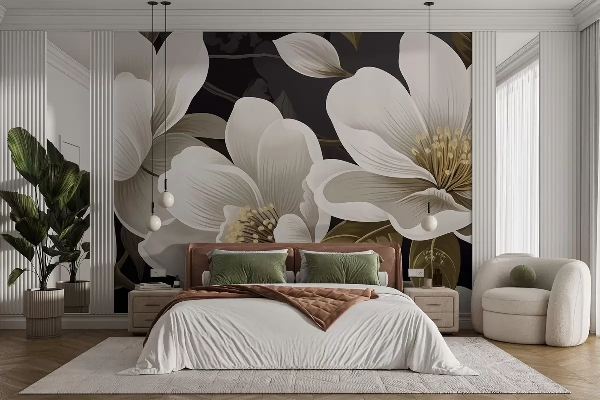 murales de pared Flores w04650