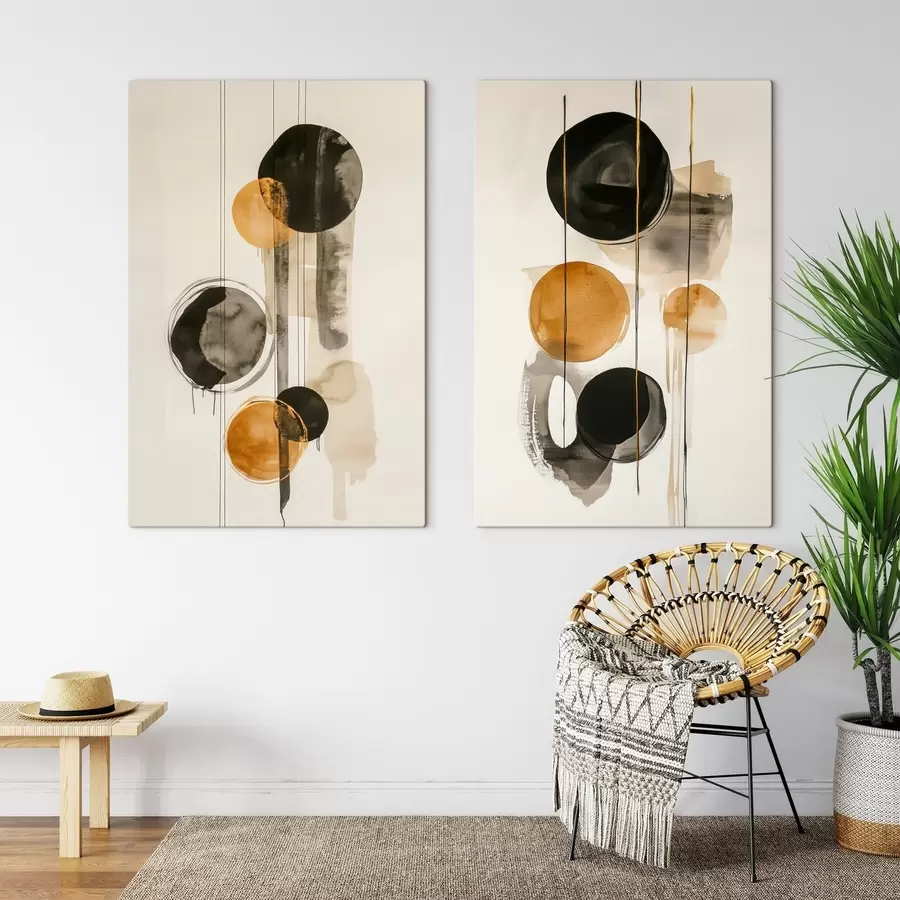 murales de pared Círculos abstractos m00717