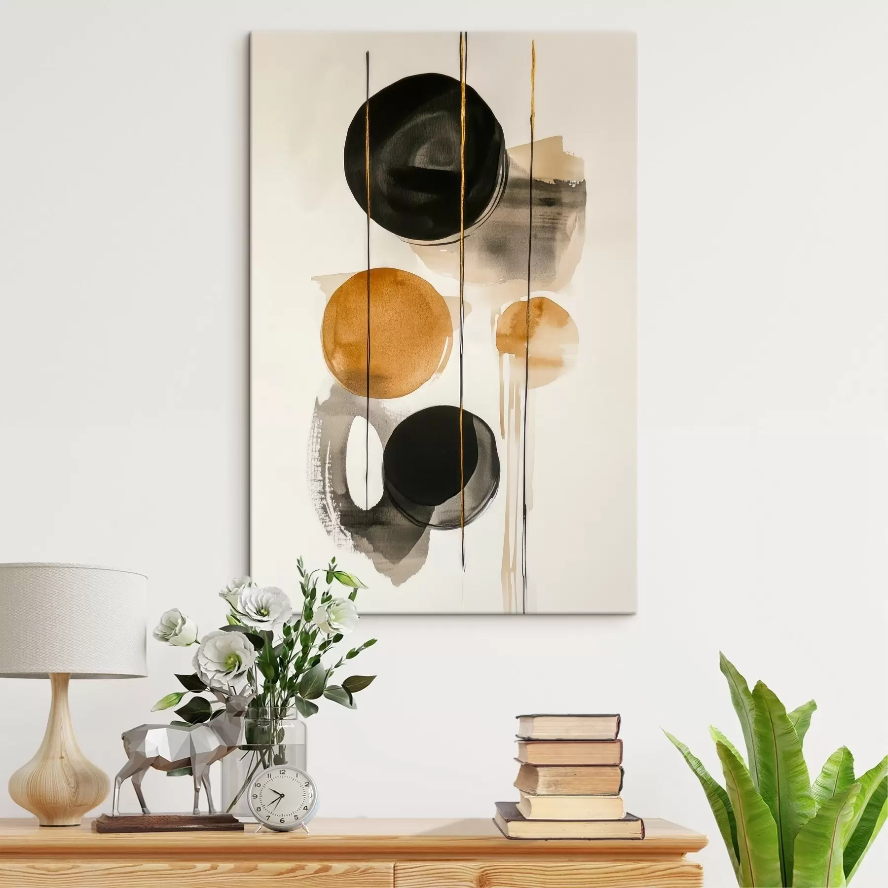 murales de pared Círculos abstractos s45779