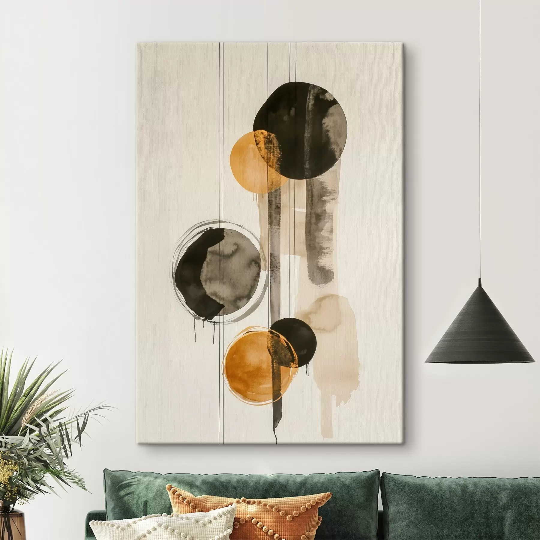 murales de pared Círculos abstractos s45780