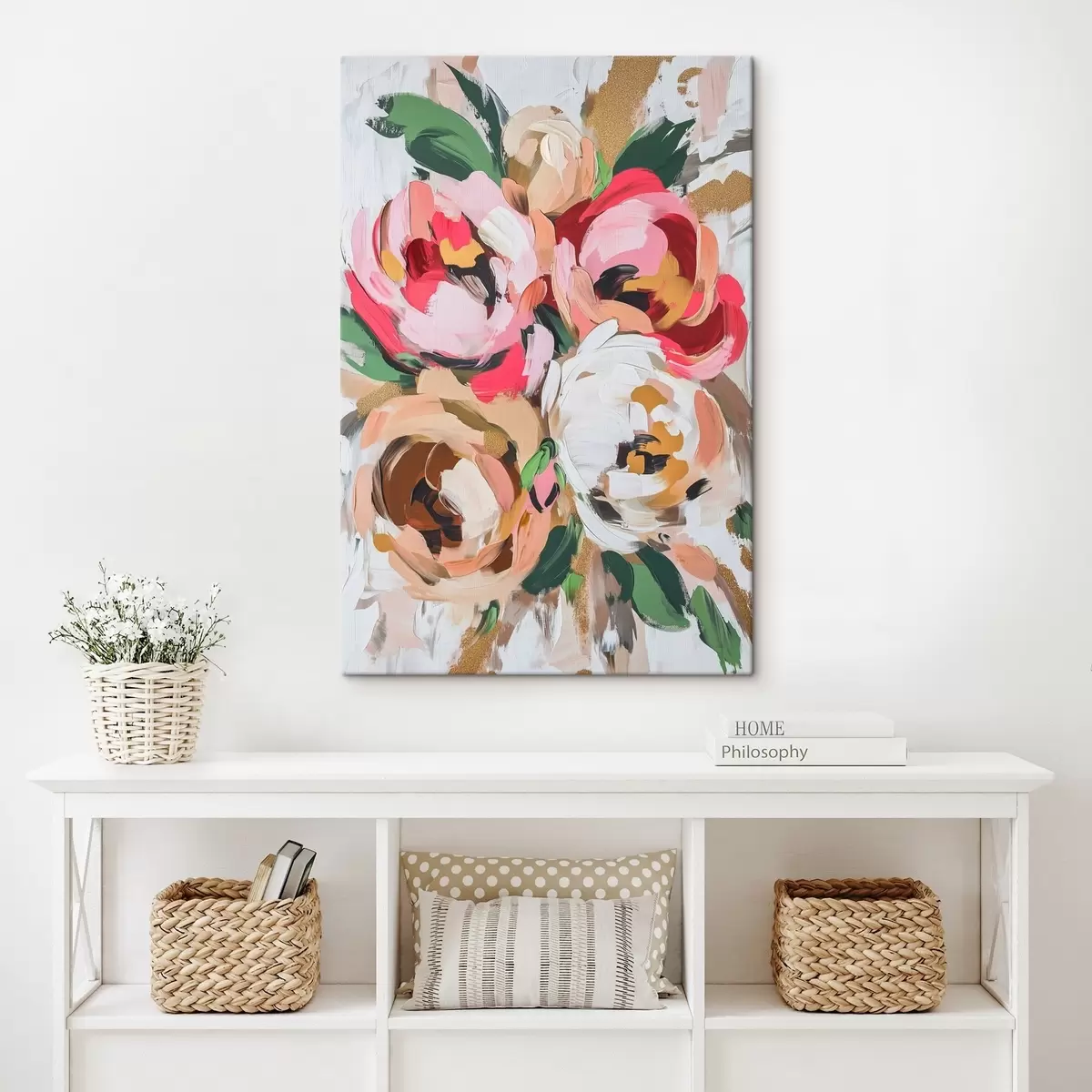 murales de pared Ramo de flores abstracto s45982