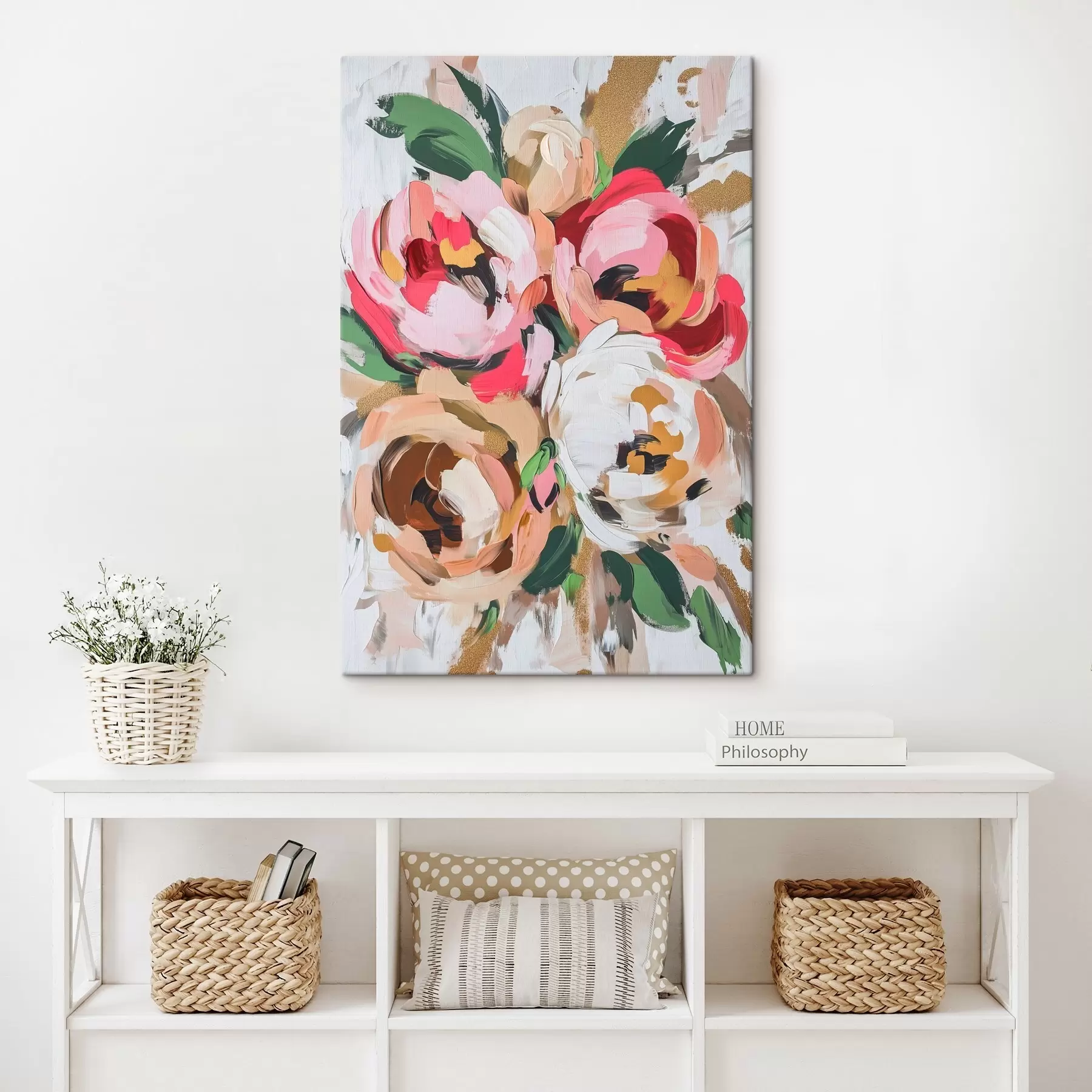 murales de pared Ramo de flores abstracto s45982