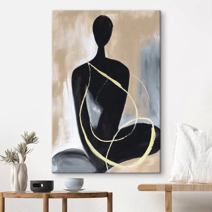 murales de pared Silueta abstracta s45985