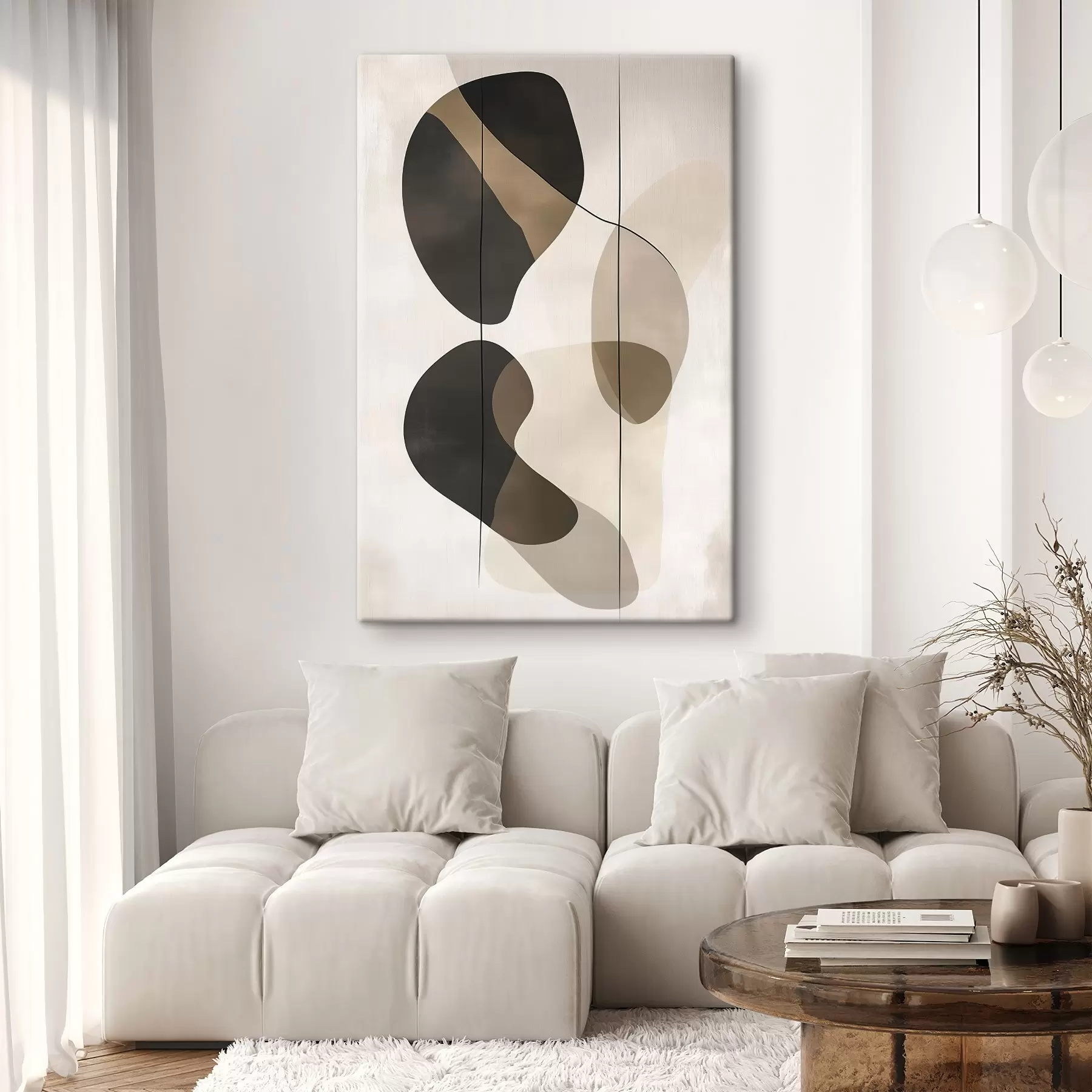 murales de pared Formas abstractas flotantes s45991