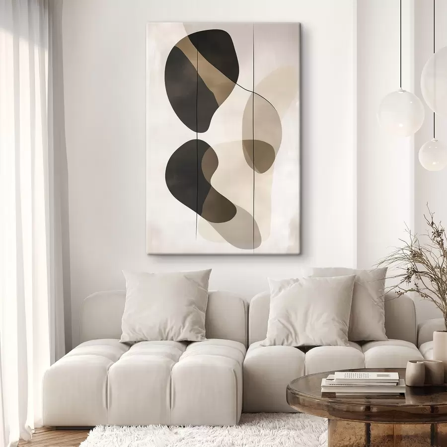 murales de pared Formas abstractas flotantes s45991