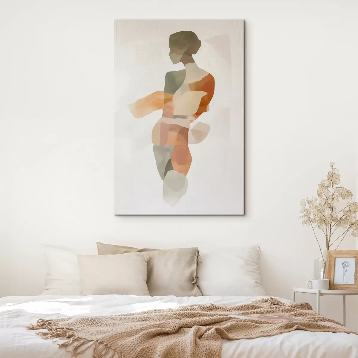 murales de pared Silueta femenina abstracta s45993