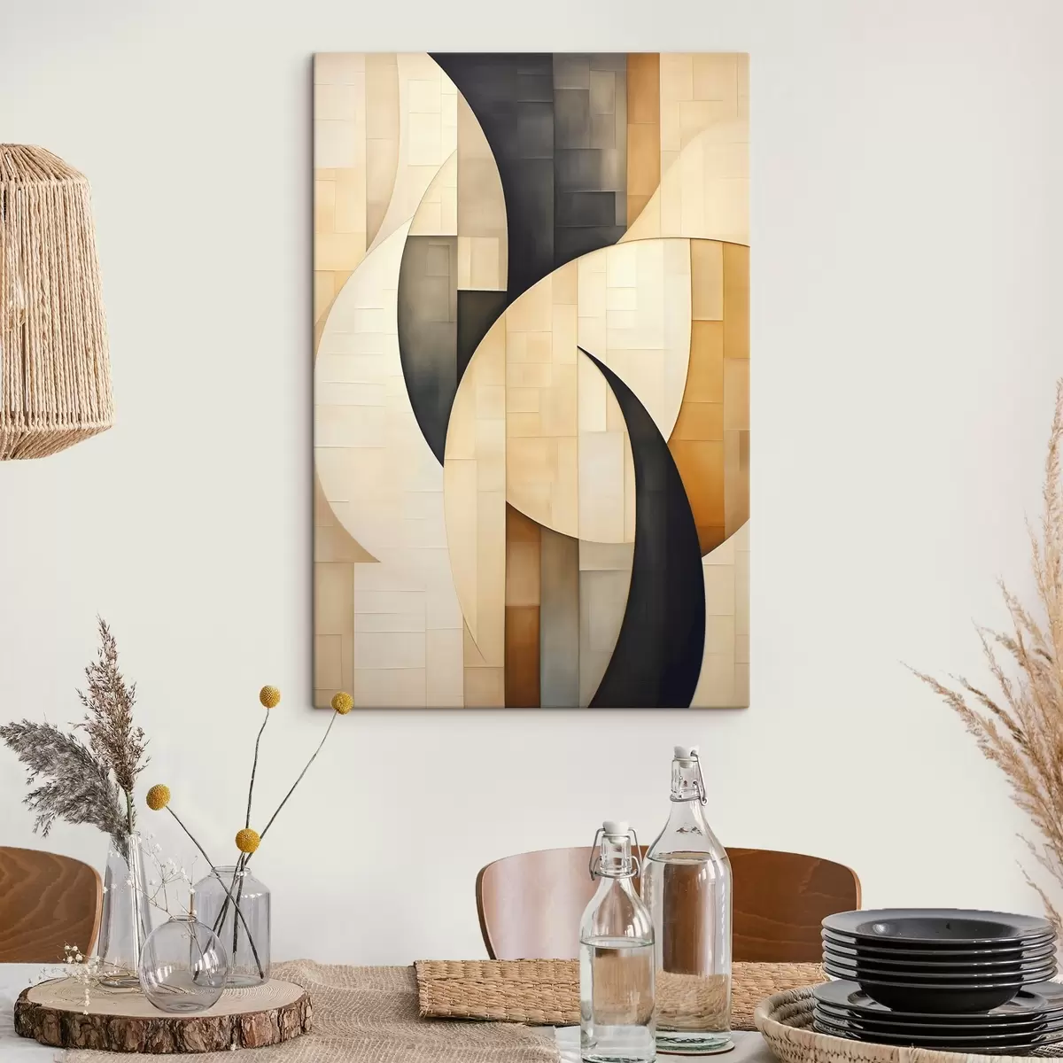 murales de pared Abstracción geométrica s46006