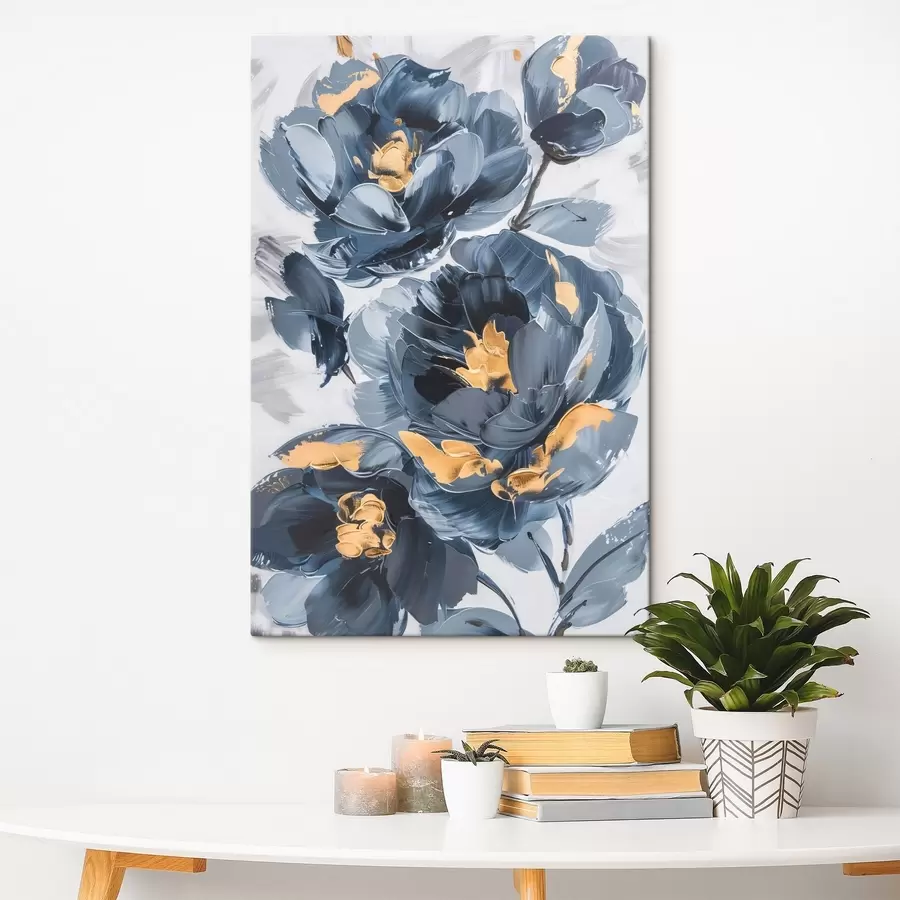 murales de pared Grandes flores abstractas s46010