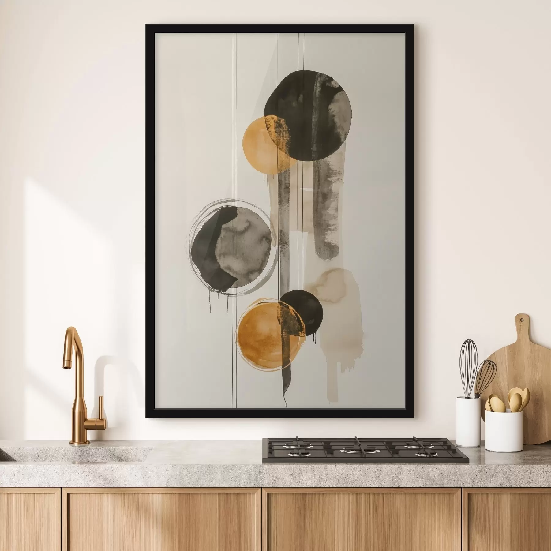 murales de pared Círculos abstractos f45780