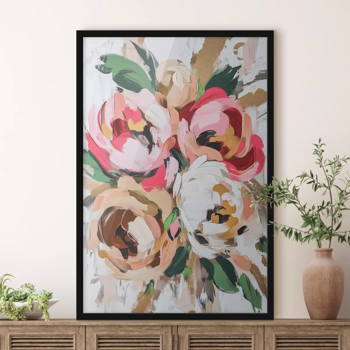 Poster Ramo de flores abstracto f45982