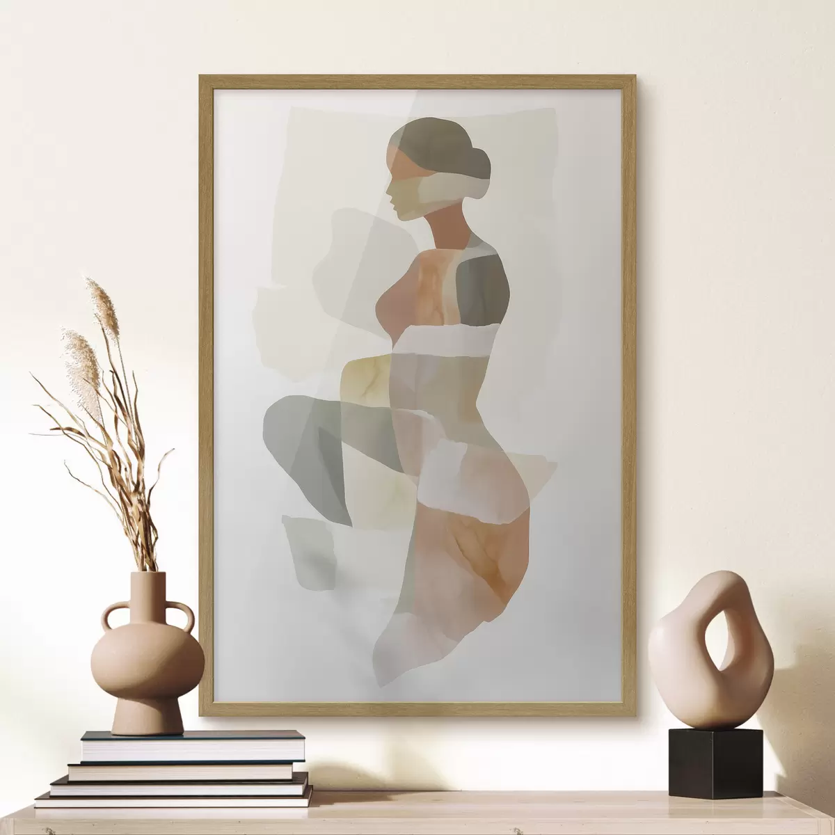 Poster Silueta femenina abstracta f45992