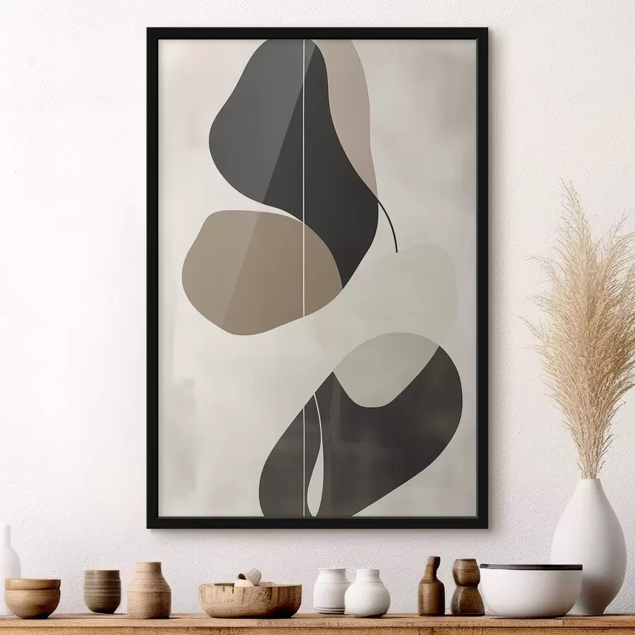 murales de pared Formas abstractas flotantes f45995